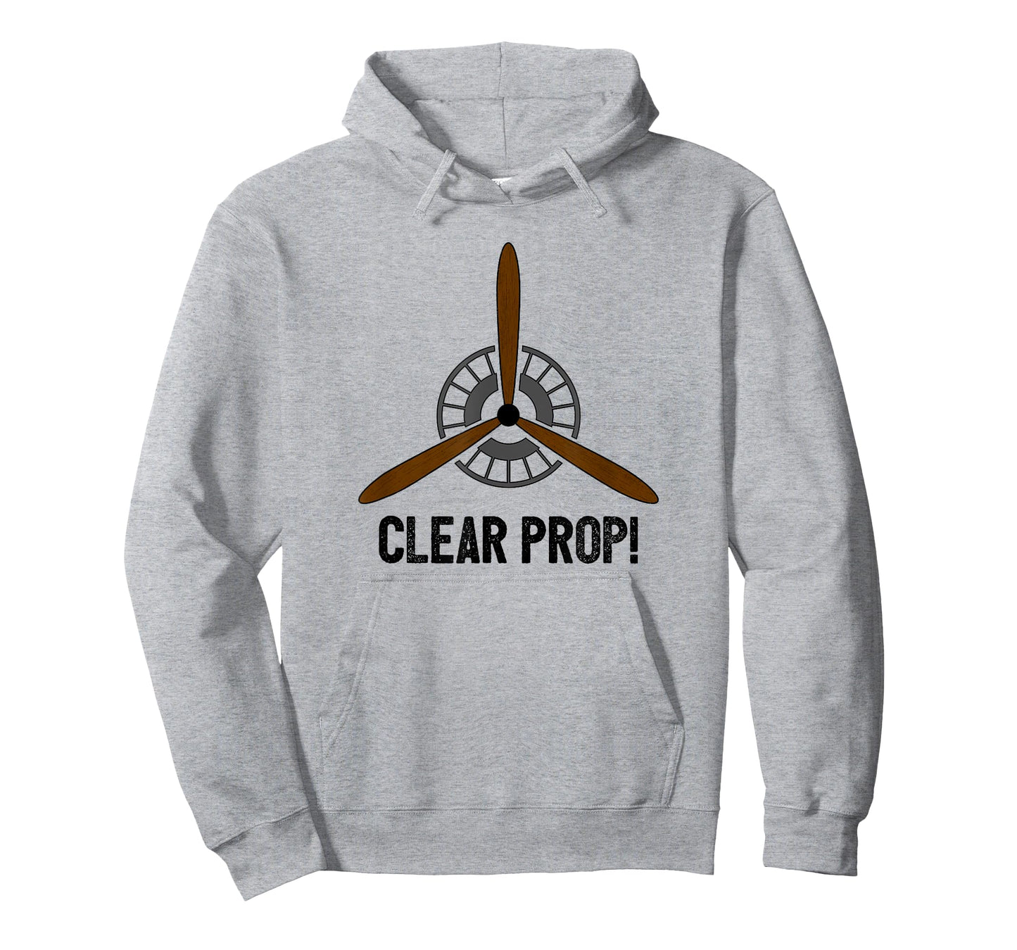 Clear Prop Aviation Airplane Pilot Propeller T-Shirt
