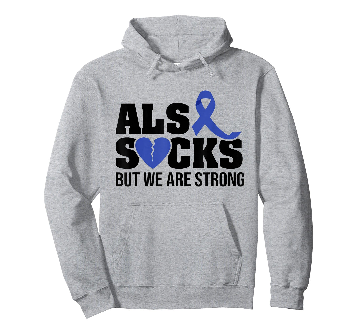 ALS SUCKS but we are strong ALS Awareness broken heart T-Shirt