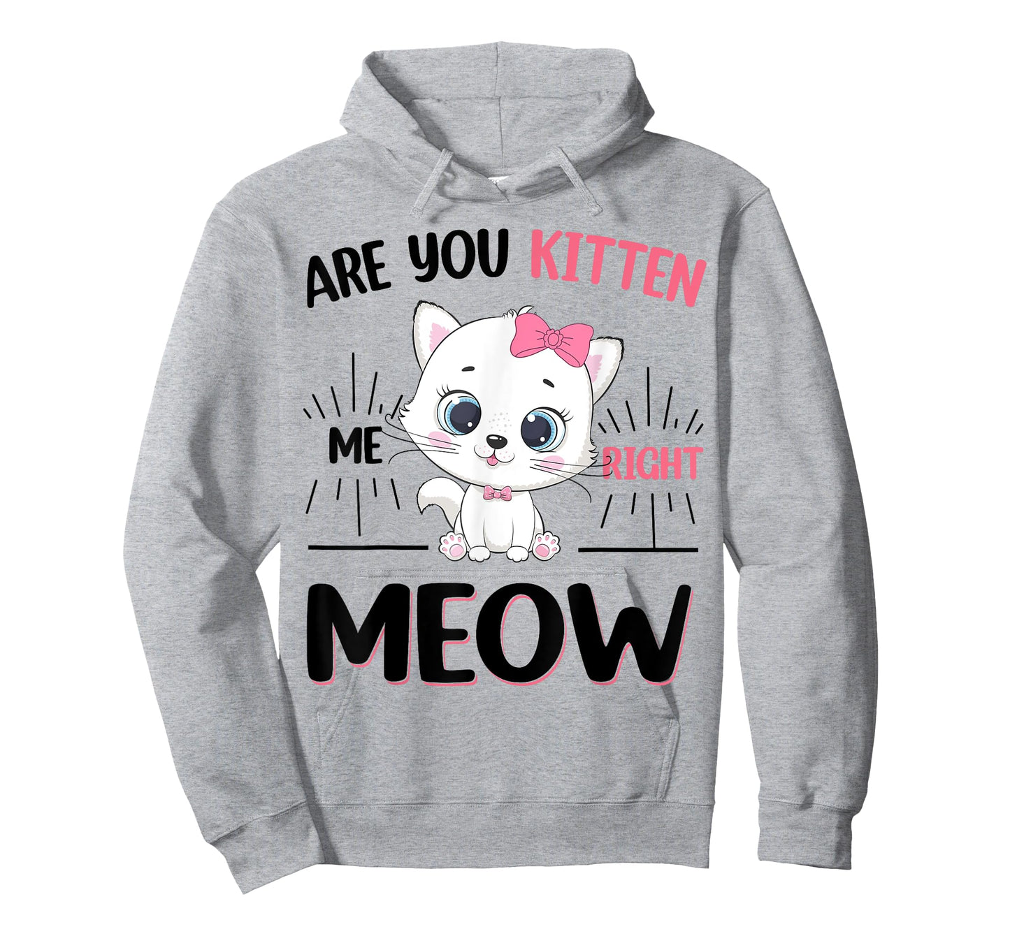 Girl Are You Kitten Me Right Meow Cute Cat Kids Teen Toddler T-Shirt