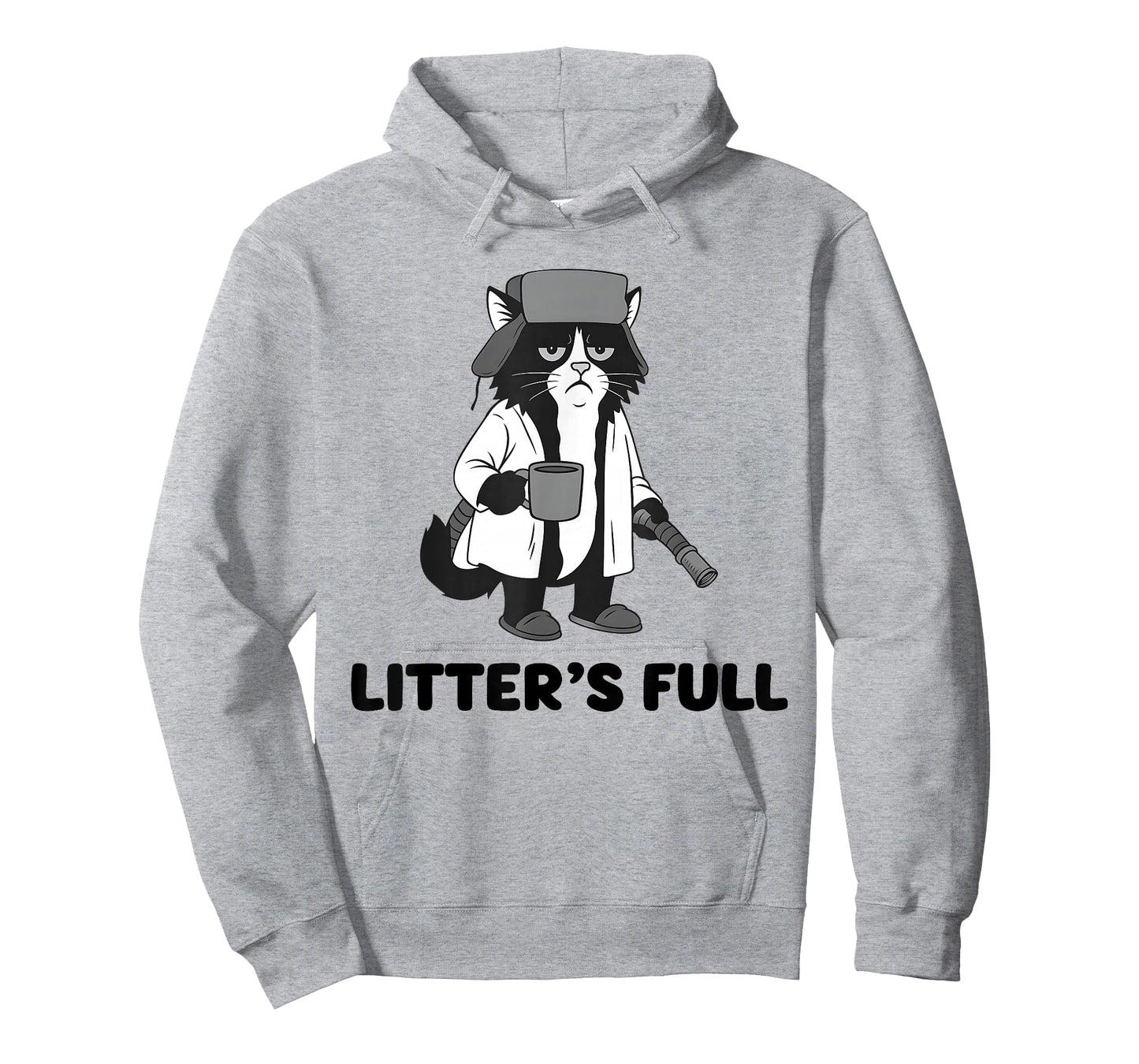 Litter’s Full Funny Cat Christmas Humor Quote T-Shirt