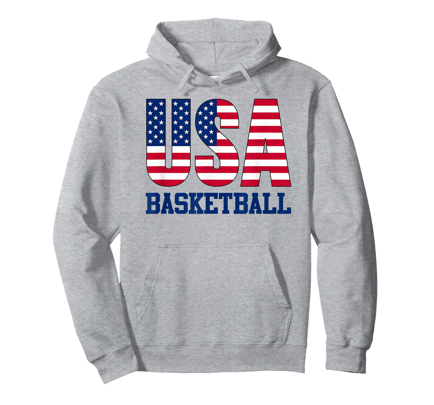 USA with American Flag Basketball Sports T-Shirt
