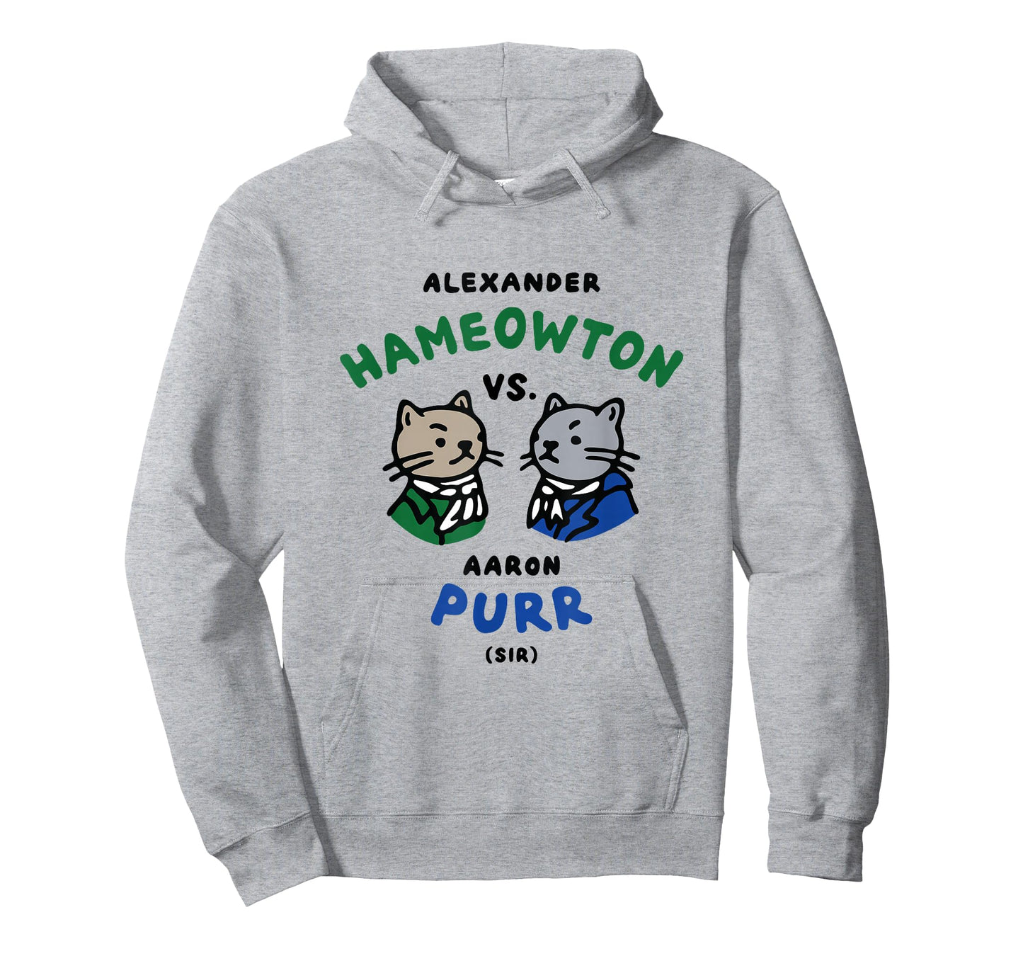 Hameowton vs. Purr Cat Shirt - Hamilton and Burr T-Shirt
