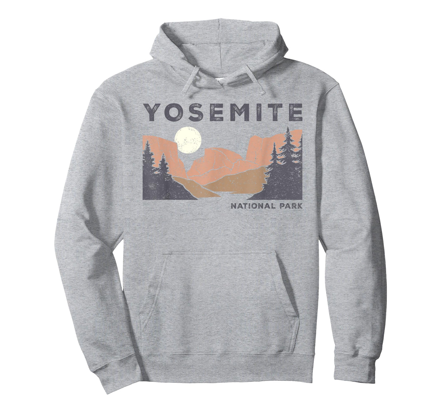 Retro Yosemite Half-Dome National Park Vintage Womens Mens T-Shirt