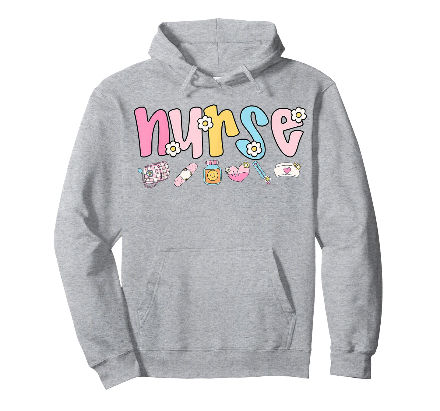 Cute Nurse Retro Nurses RN LPN Women School Life Work Scrub T-Shirt