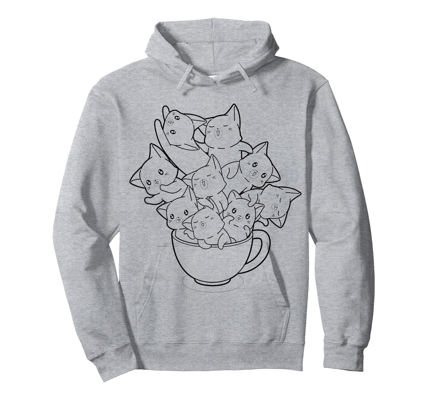 Cute cats to paint and color in for children T-Shirt