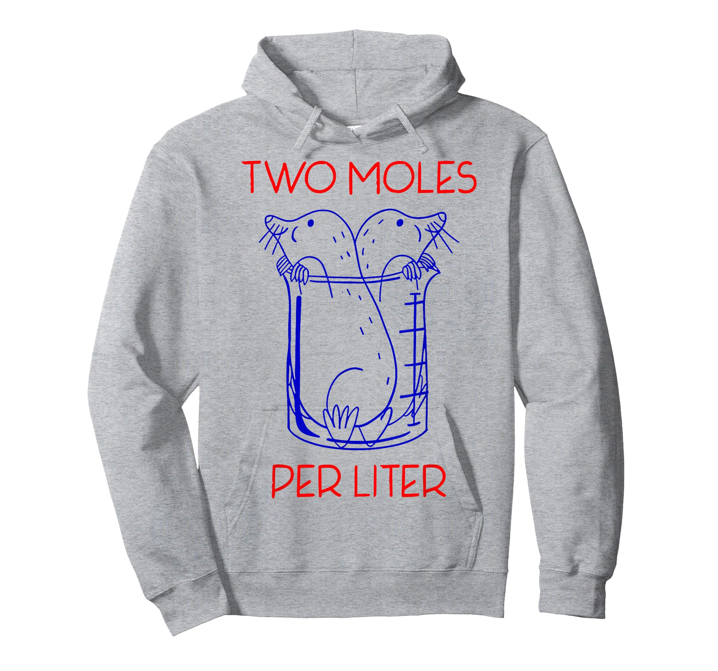 Funny Chemistry Science Tee Two Moles Per Liter T-Shirt