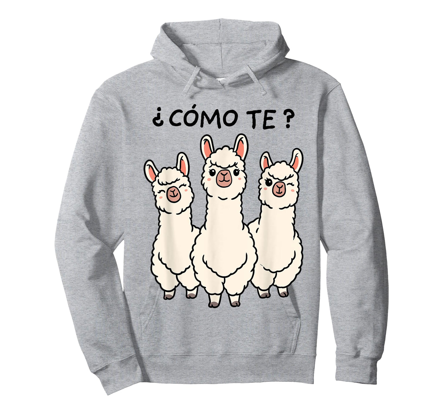 Como Te Llamas Shirt Funny Llama Spanish Teacher Joke Men Women Kids T-Shirt