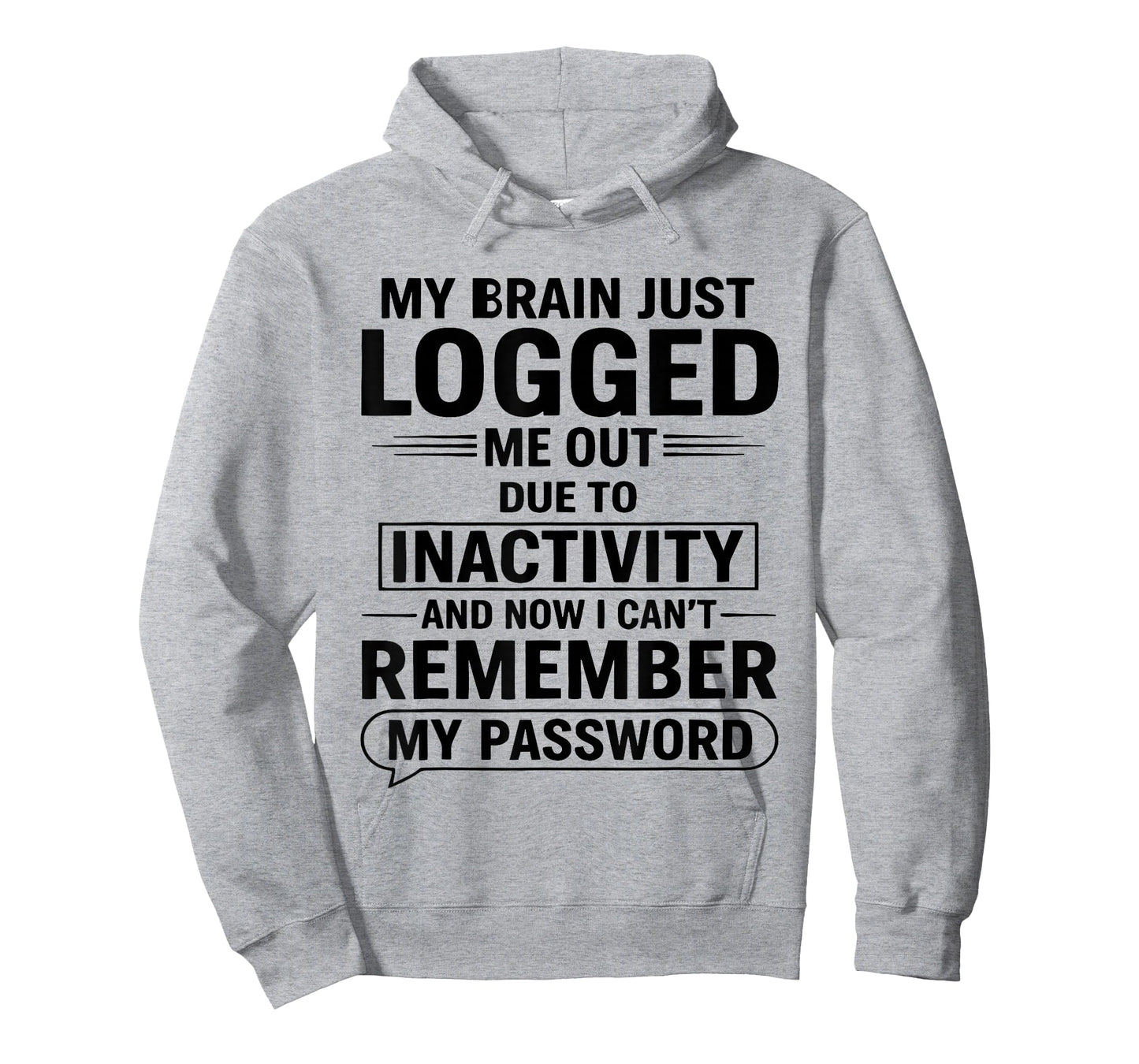 My Brain Just Logged Me Out Due to Inactivity and Now I Cant T-Shirt