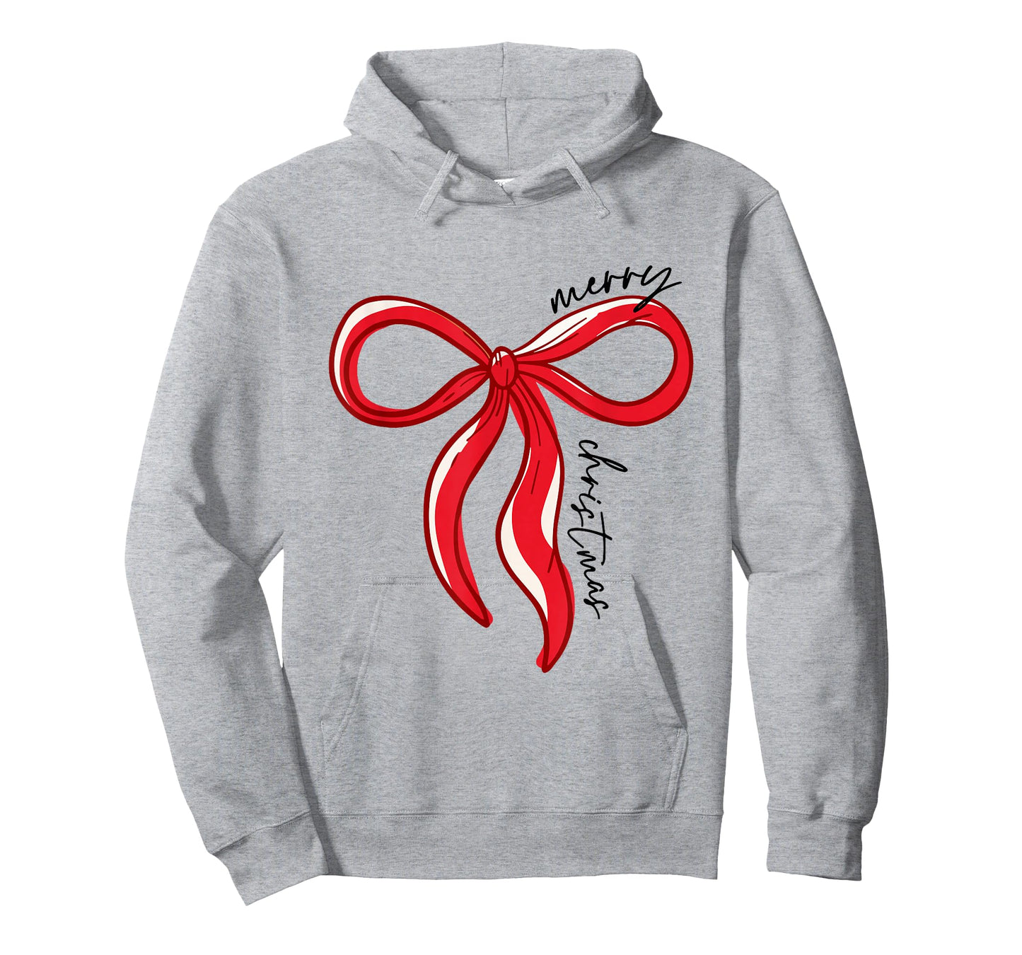 Merry Christmas Bow Red Santa Xmas Coquette Aesthetic T-Shirt