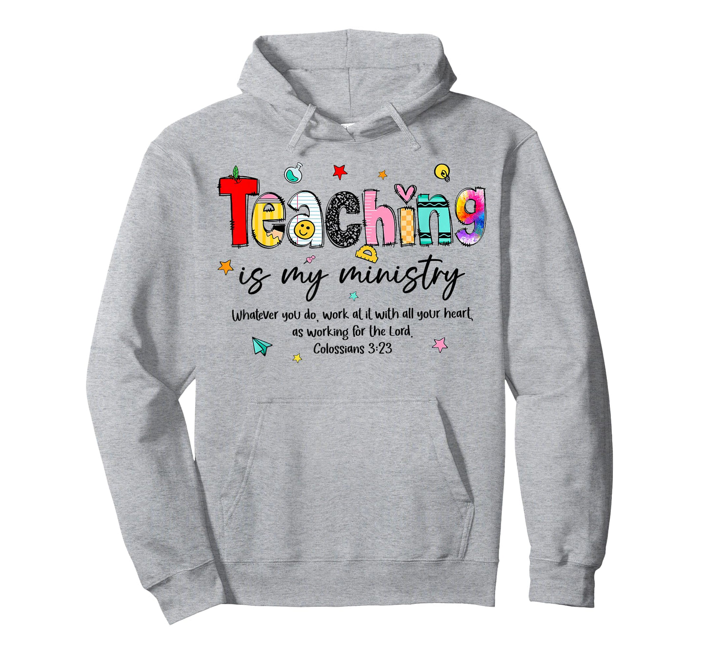 Teaching is My Ministry God Christian Teacher Back to School T-Shirt
