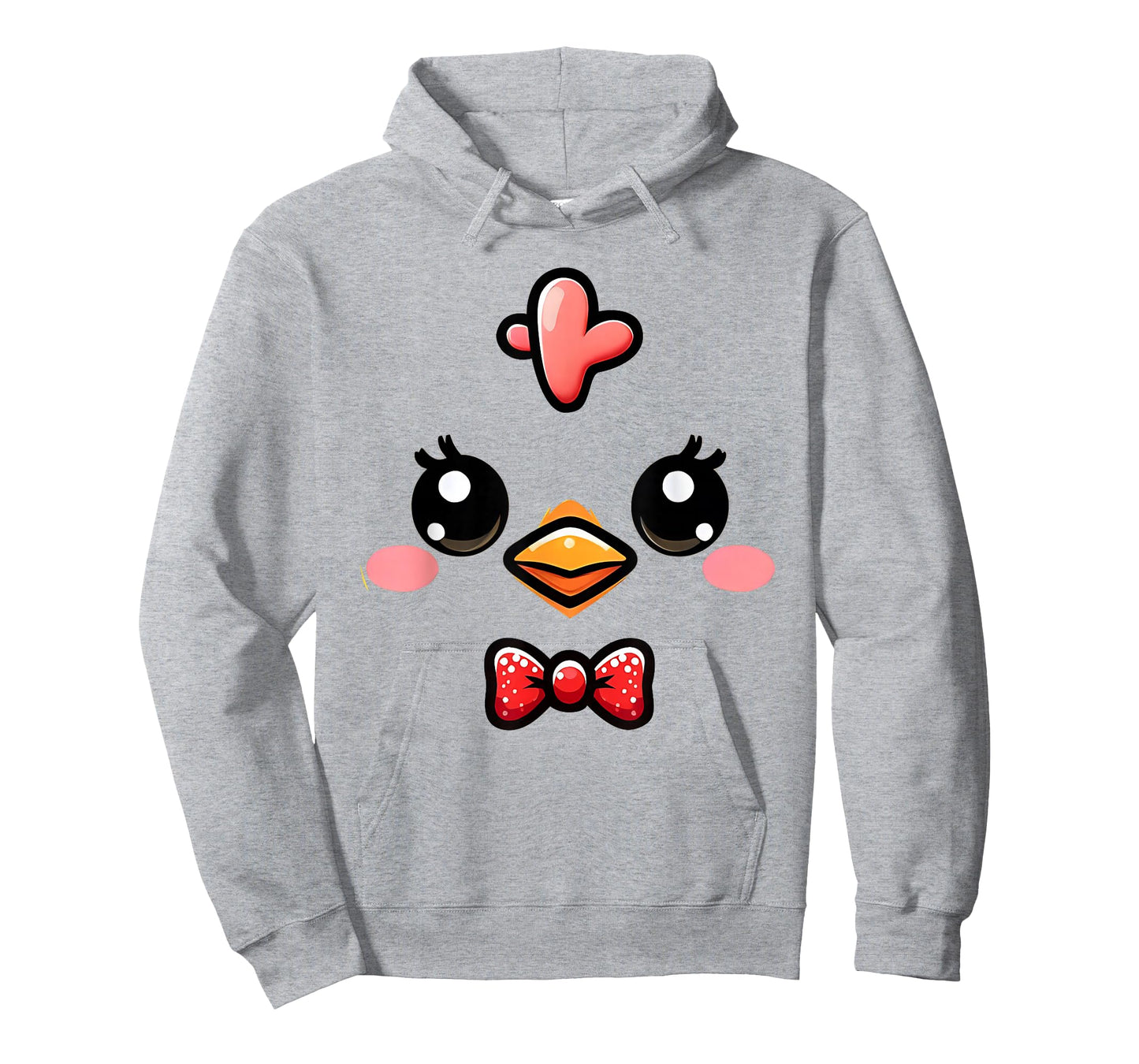 Cute Chicken Face Yellow Chick Costume Farm Animal Lover T-Shirt