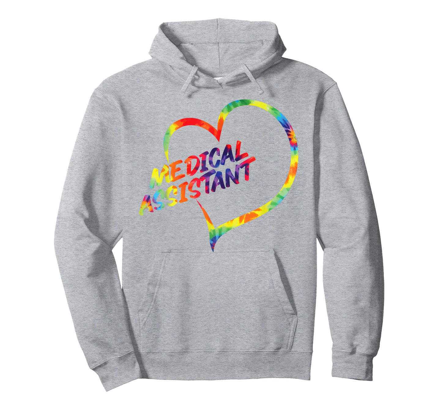 Certified Medical Assistant Tie Dye Heart CMA T-Shirt