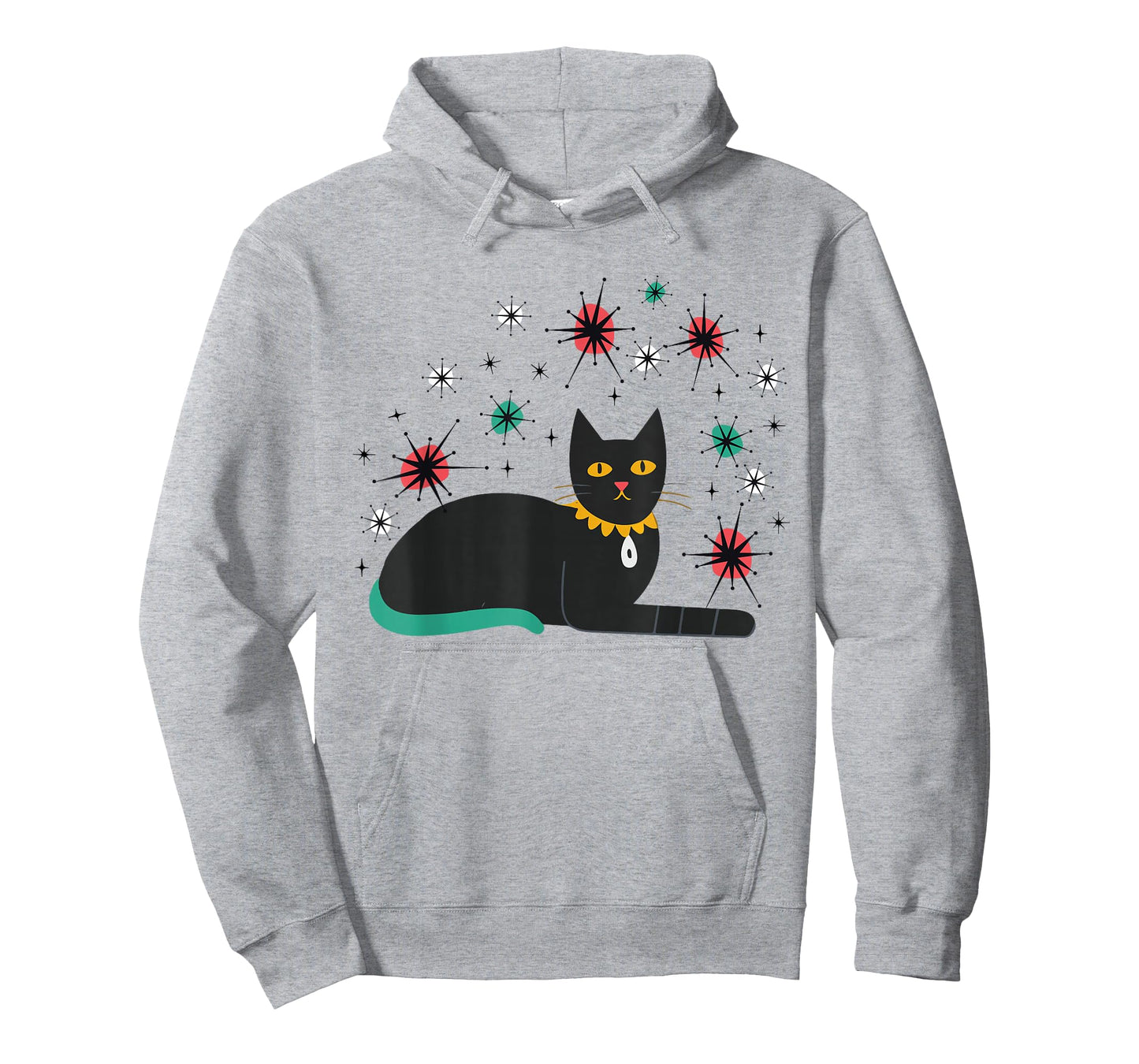 Retro Cat Midcentury Atomic Age 1950s Mid Century T-Shirt