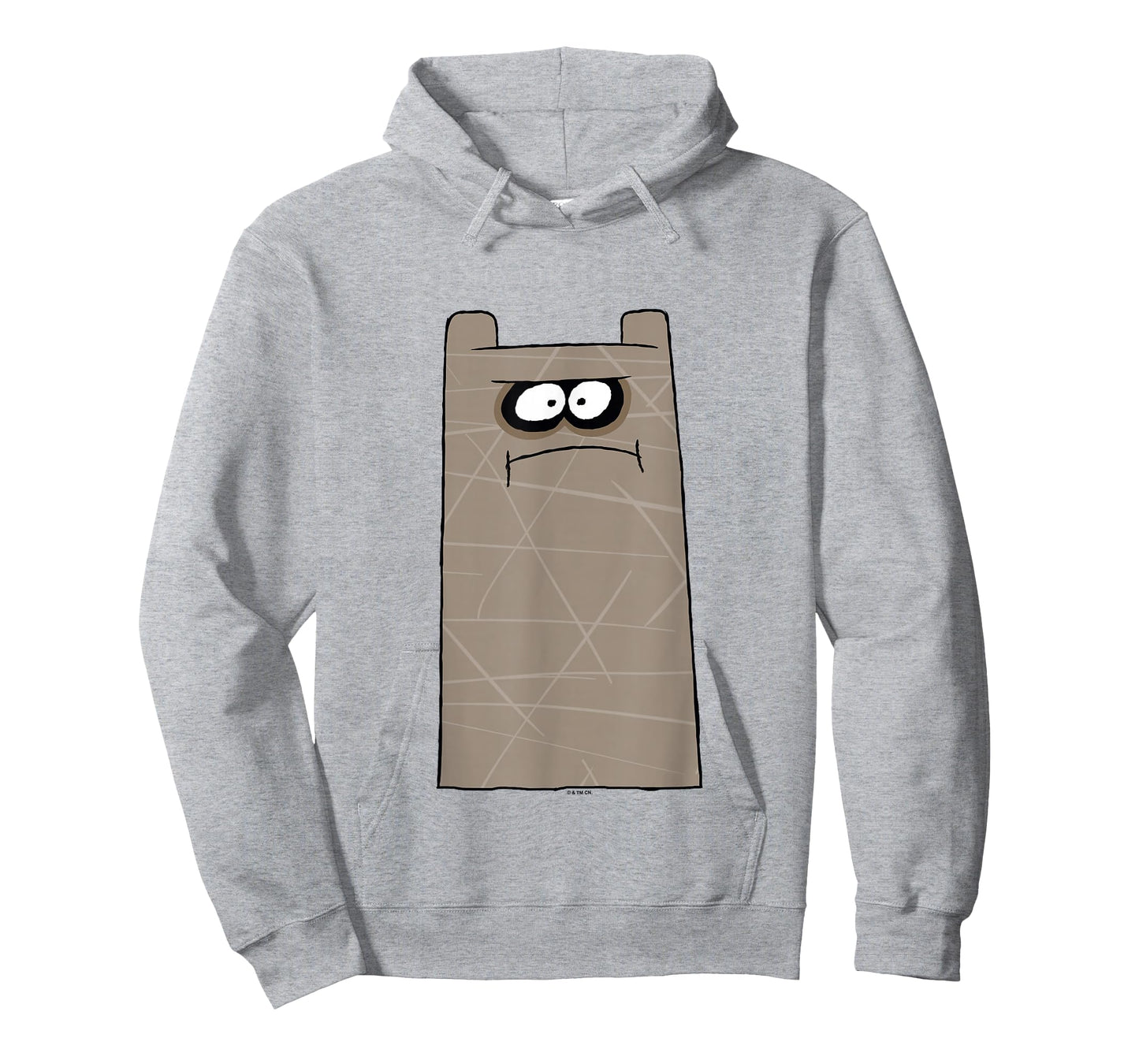 Chowder Shnitzel Big Serious Face Chest Logo T-Shirt