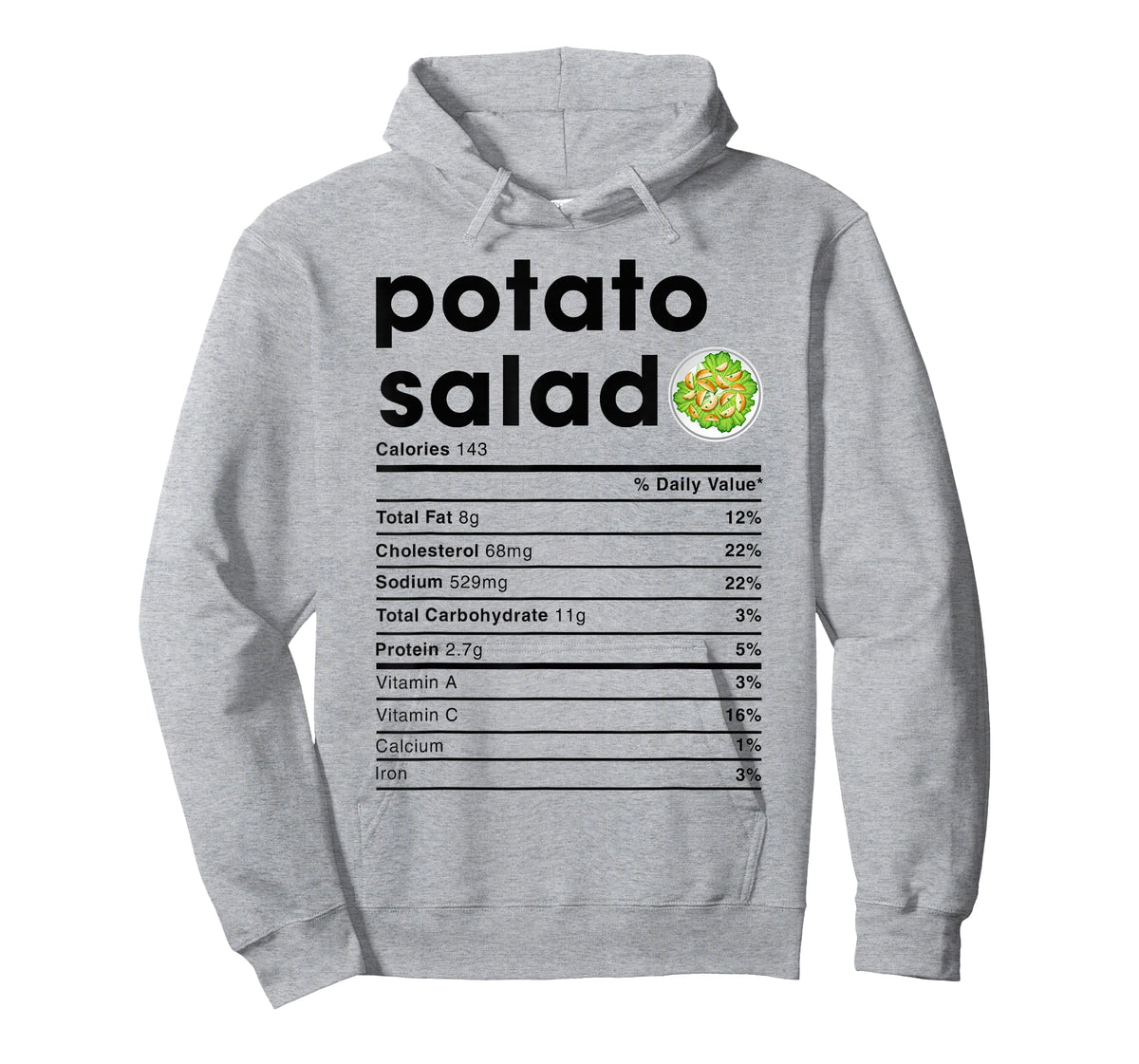 Potato Salad Nutrition Facts T-Shirt