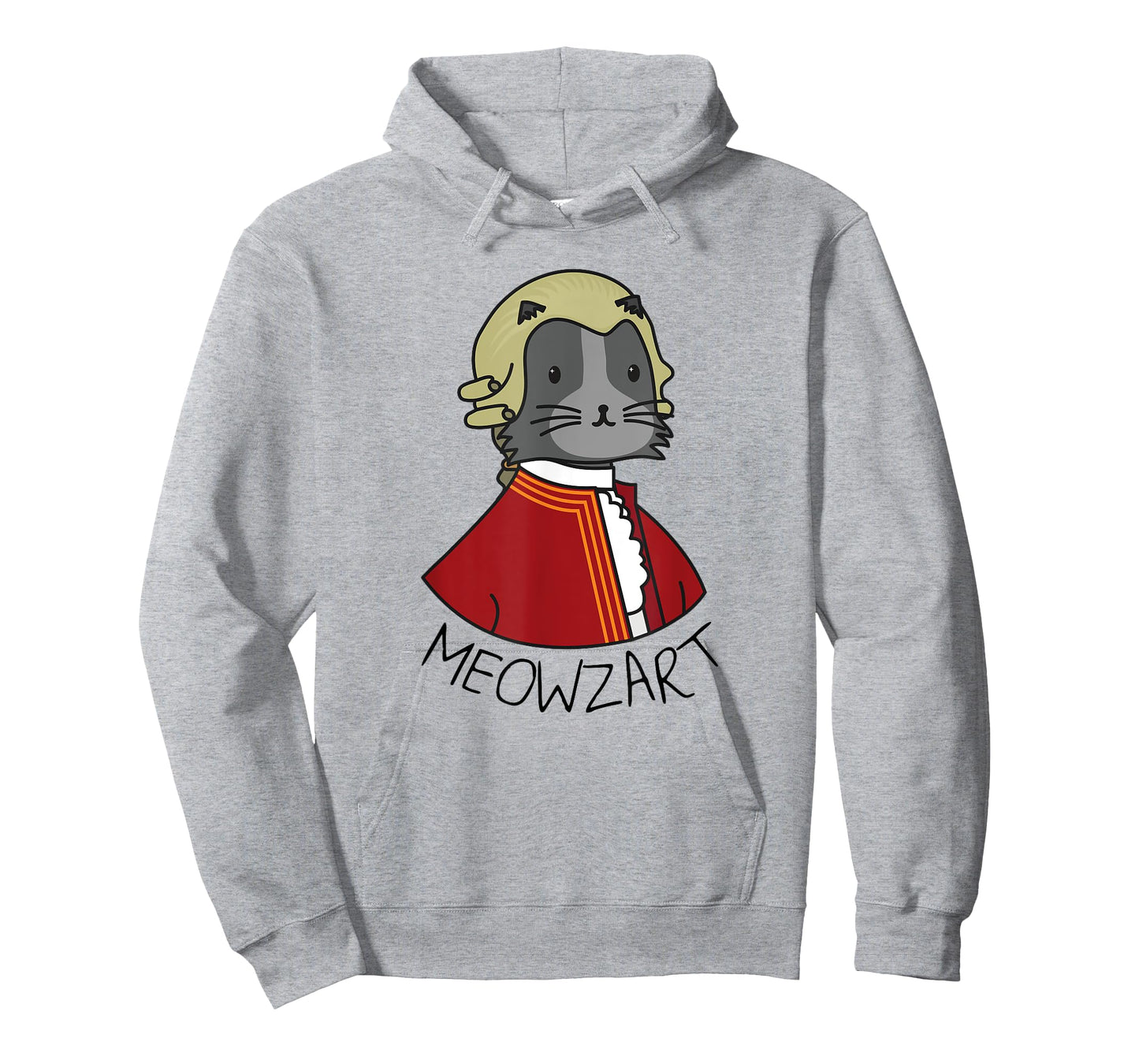 Meowzart T-shirt | Funny Cat & Classic Music Mozart Tee Men Women Kids T-Shirt