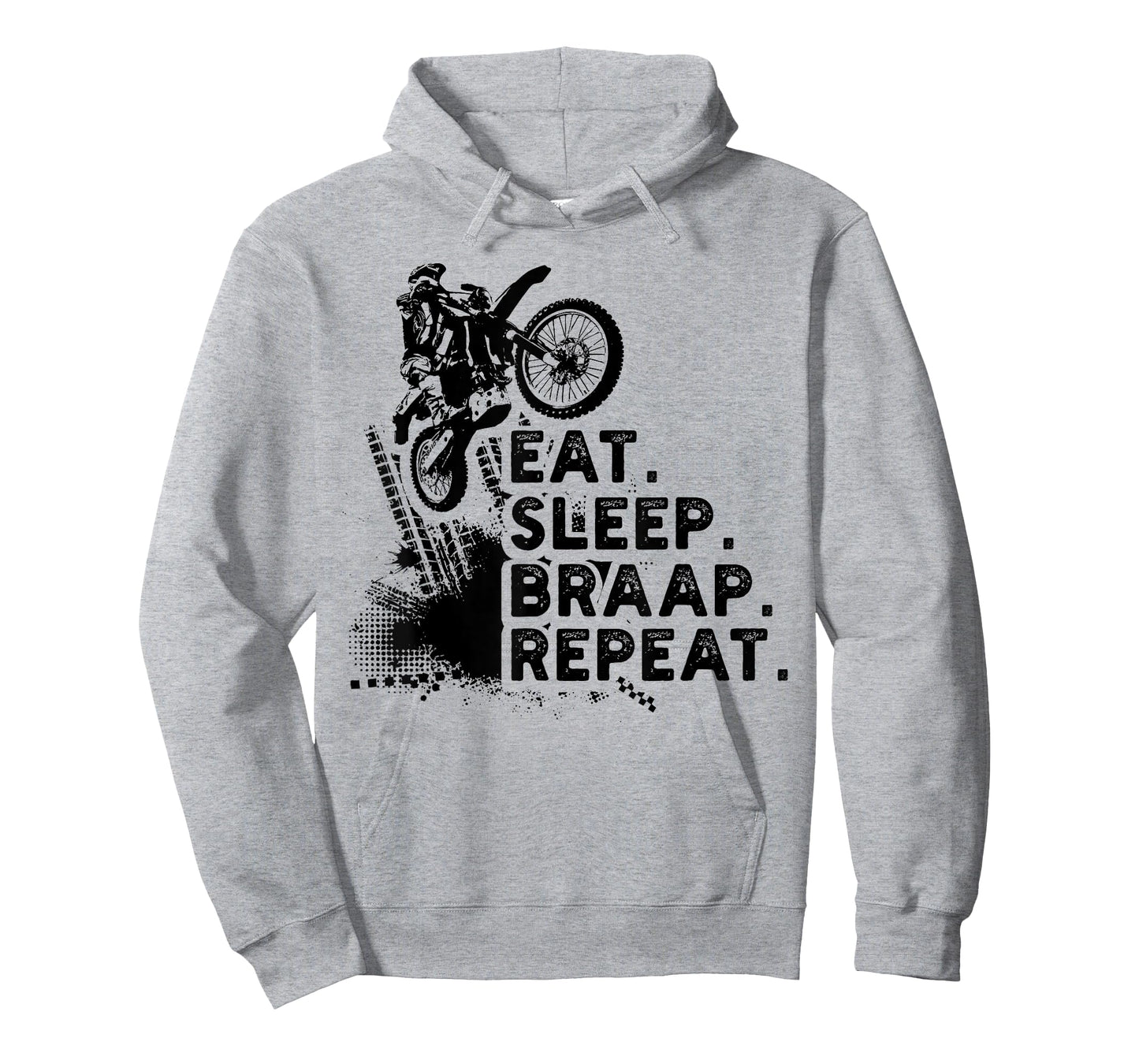 Eat Sleep Braap Repeat Funny Dirt Bike Gift T-Shirt