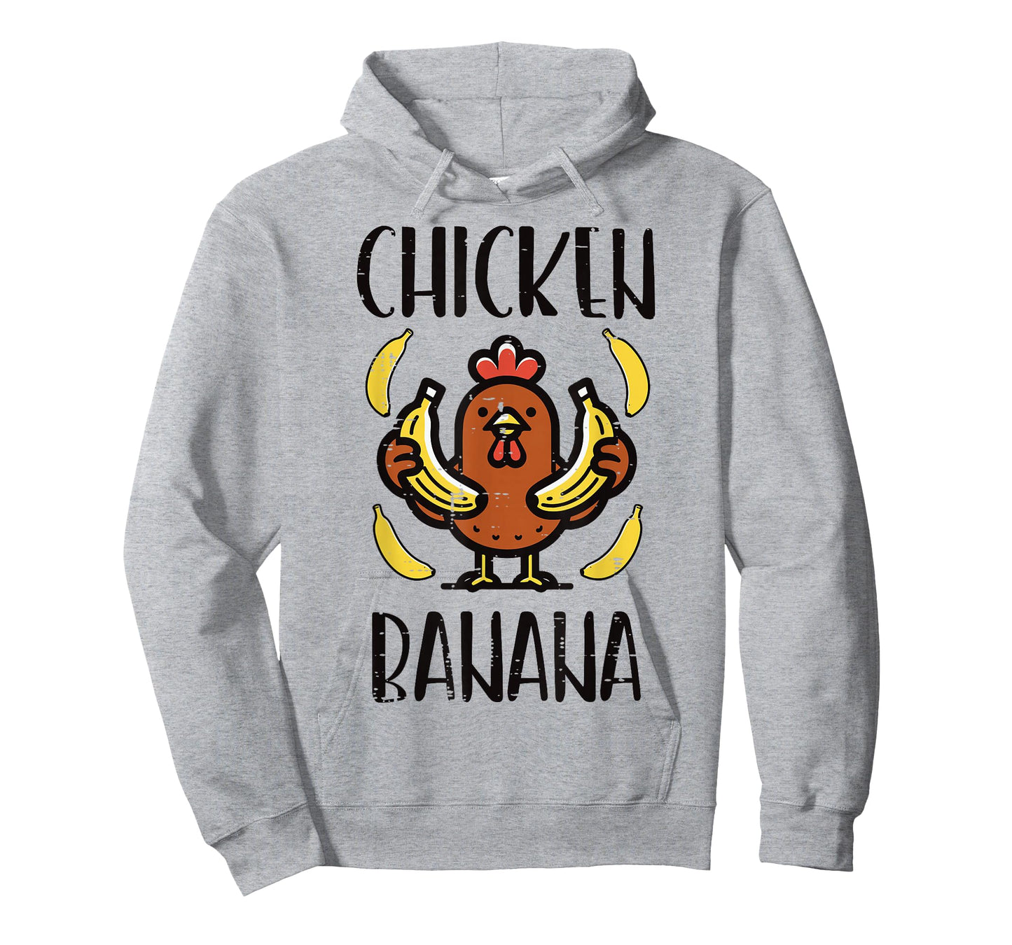 Chicken Banana Cute Song Dance Fruit Kids Youth Men Women T-Shirt