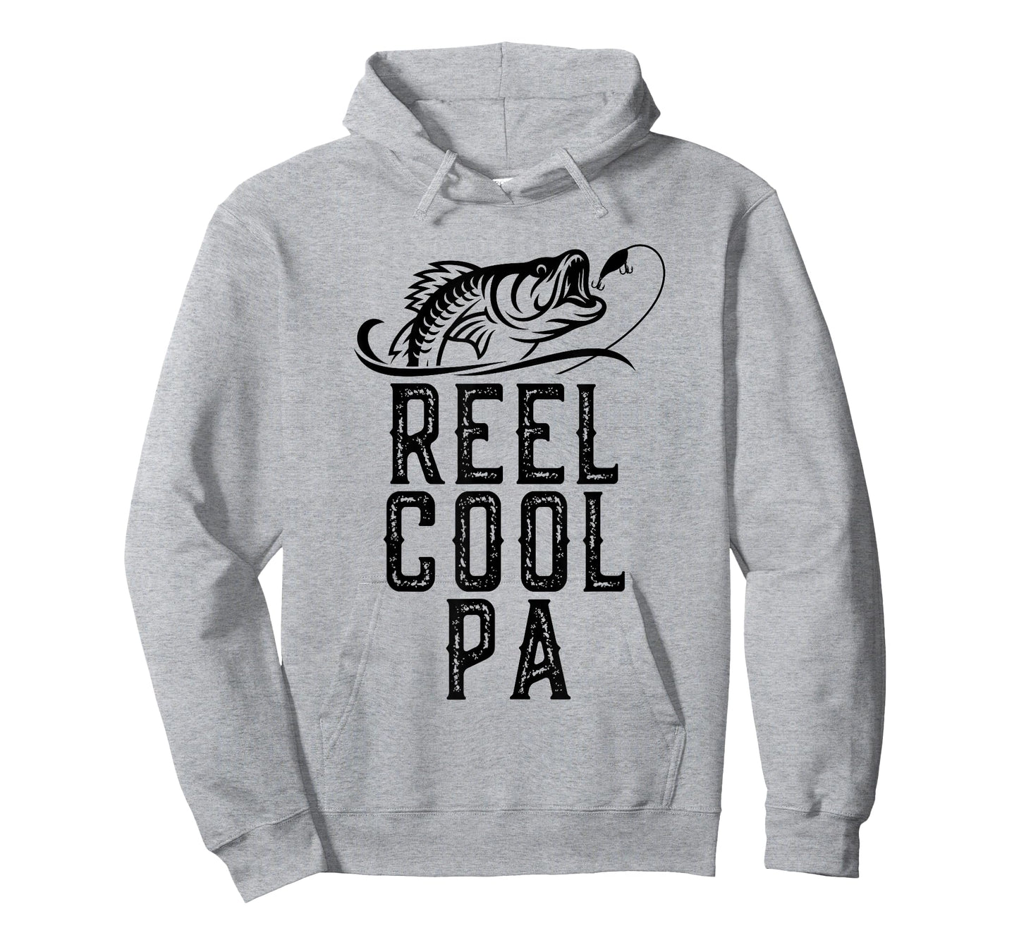 Reel Cool Pa Fishing Fisherman Funny Grandpa Retro T-Shirt