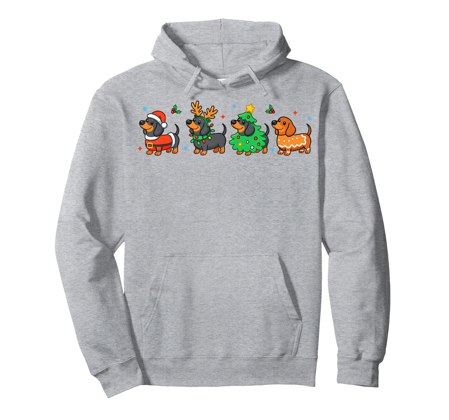 Christmas Dachshund Dog Weenie Merry Woofmas Dog Mom Dad T-Shirt