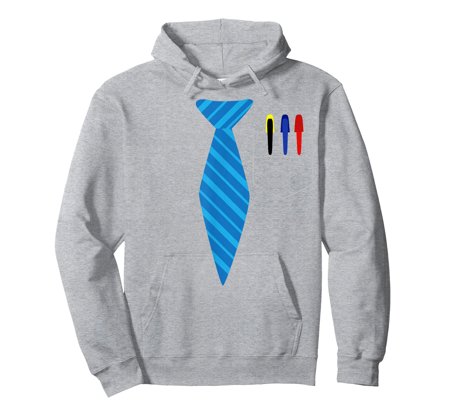 Teacher Tie & Pocket Protector Costume School Gift T-Shirt