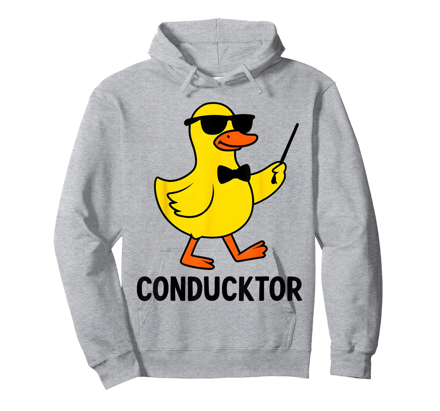 Conducktor Funny Duck Music Pun Orchestra Design T-Shirt
