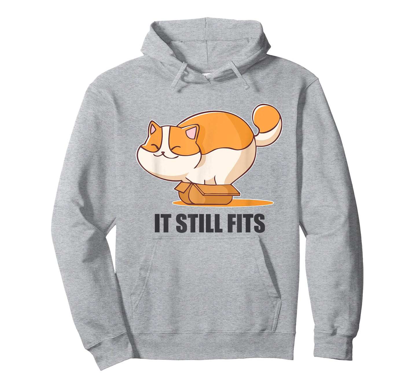 Cat In A Box T-Shirt Funny Fluffy Cat It Still Fits Shirt