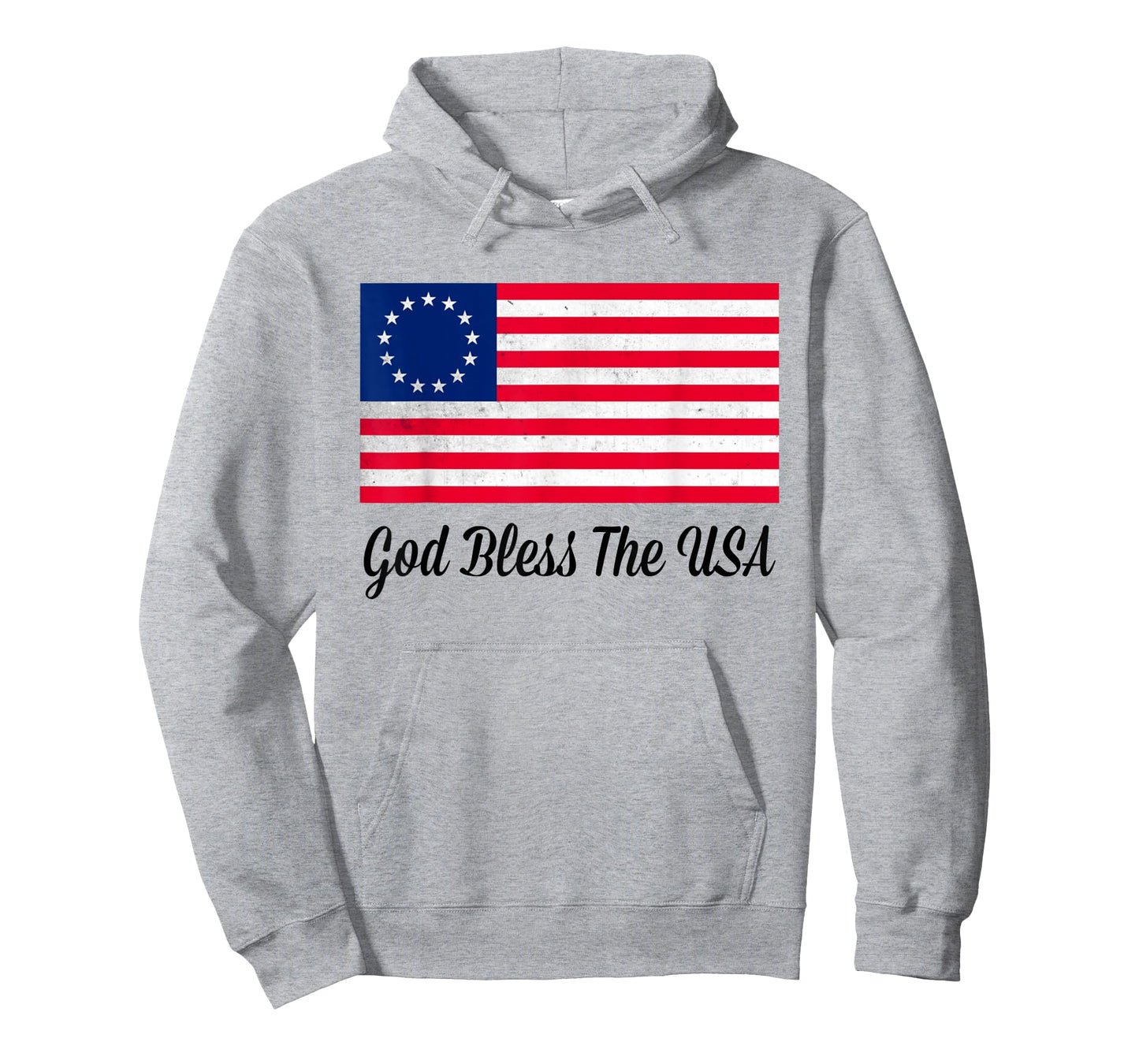 Original Betsy Ross American Revolution God Bless The USA T-Shirt