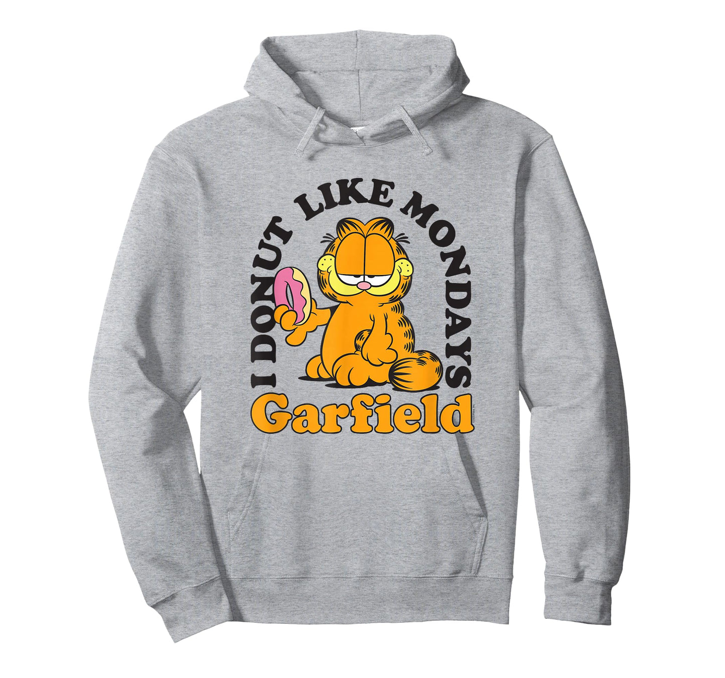 Garfield I Donut Like Mondays Cartoon Cat T-Shirt