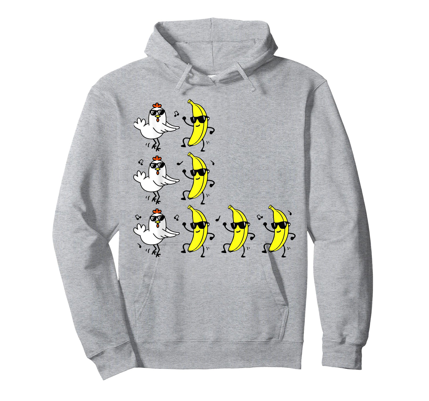 Funny Chicken Banana For Men Women Teens Kids T-Shirt
