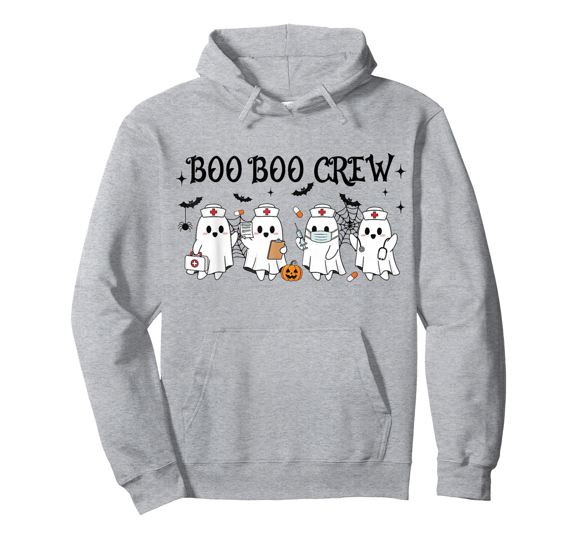 Boo-Boo Crew Halloween Nurse Ghost Spooky Season Nursing T-Shirt