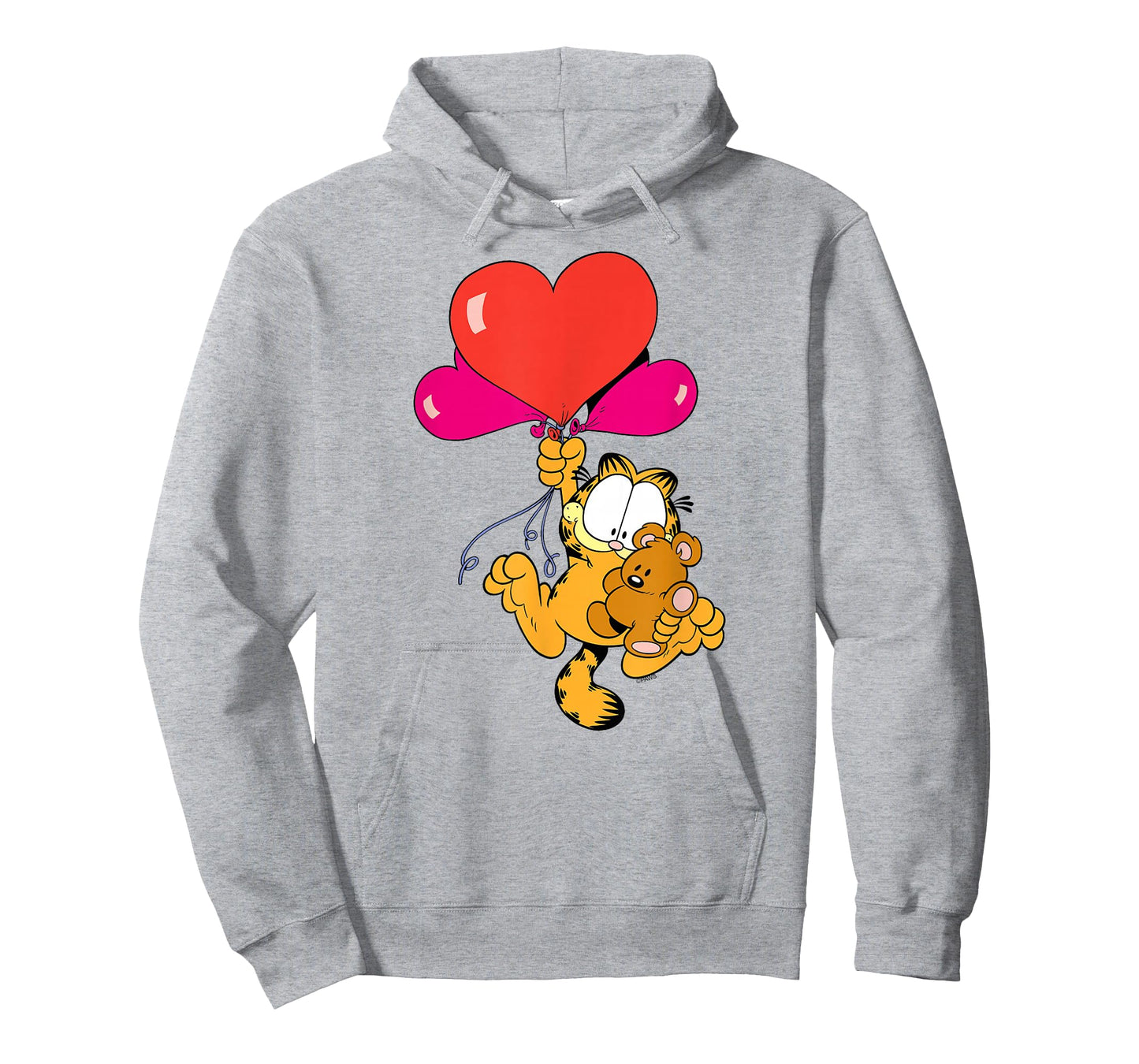 Garfield Heart Balloons with Pooky Valentine's Day Cat T-Shirt