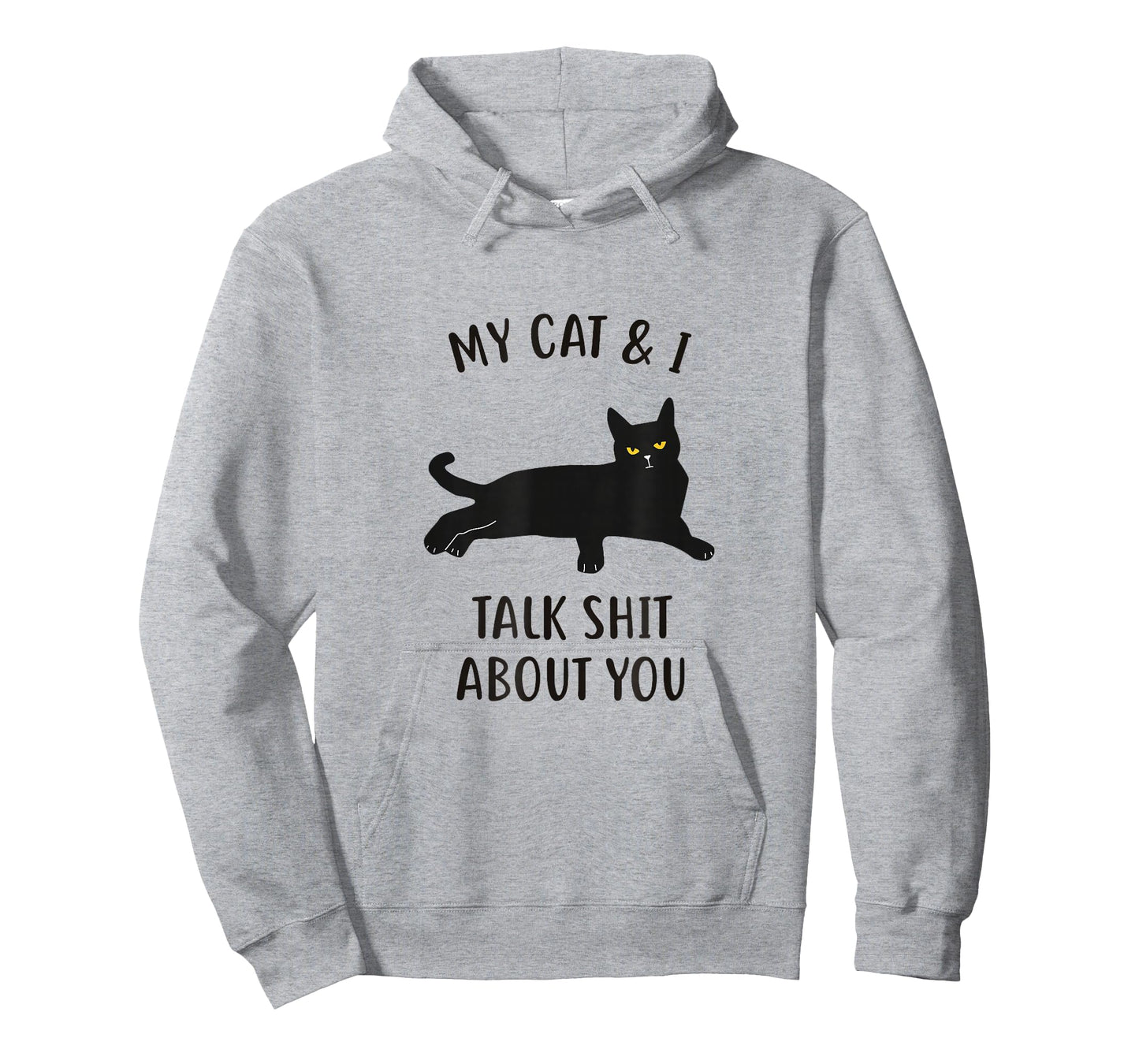 Cat Shirt: My Cat & I Talk About You Funny Black Cat T-Shirt