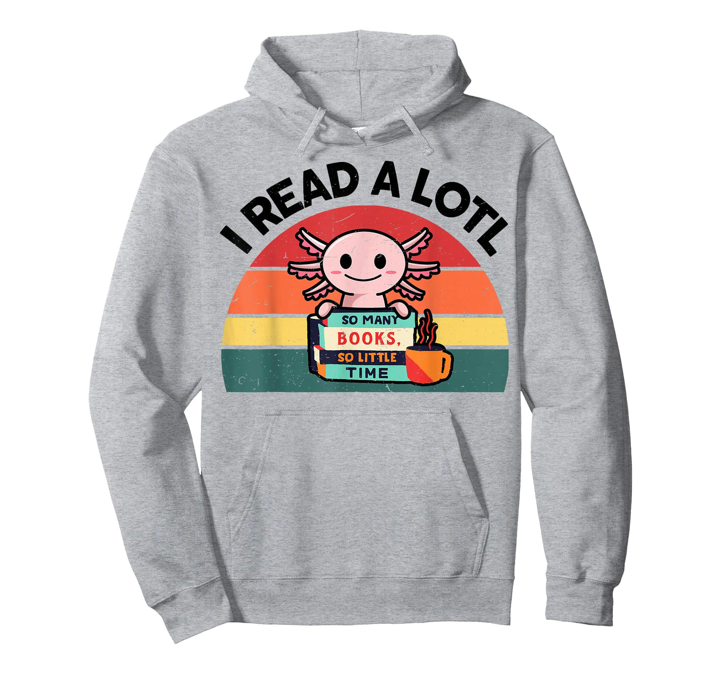 Axolotl-Shirt Reading Book Readsolotl Kids Boys Girls Cute T-Shirt