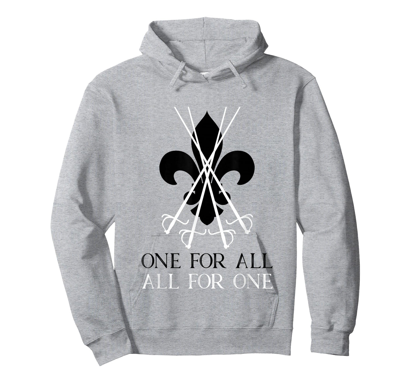 One for All, All for One The Three Musketeers Fleur-de-lis T-Shirt