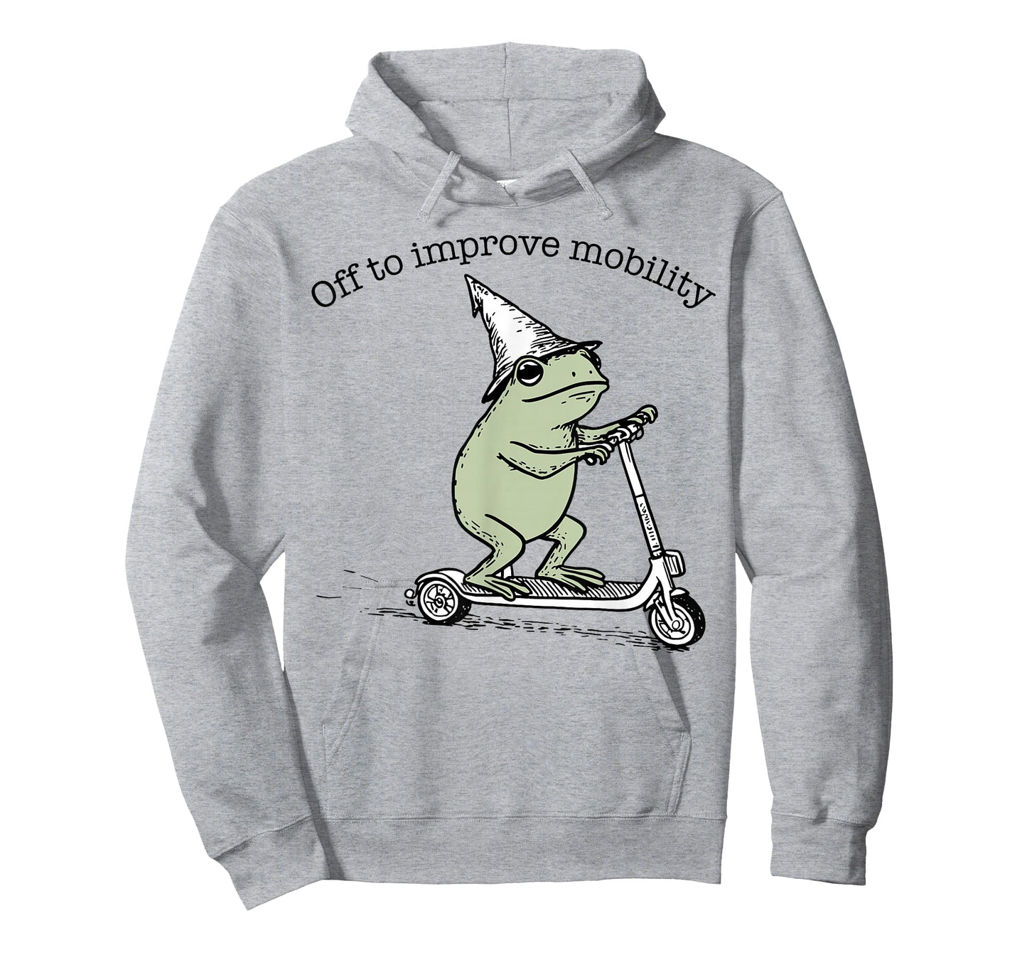 Off to Improve Mobility Funny Frog Scooter Physical Therapy T-Shirt