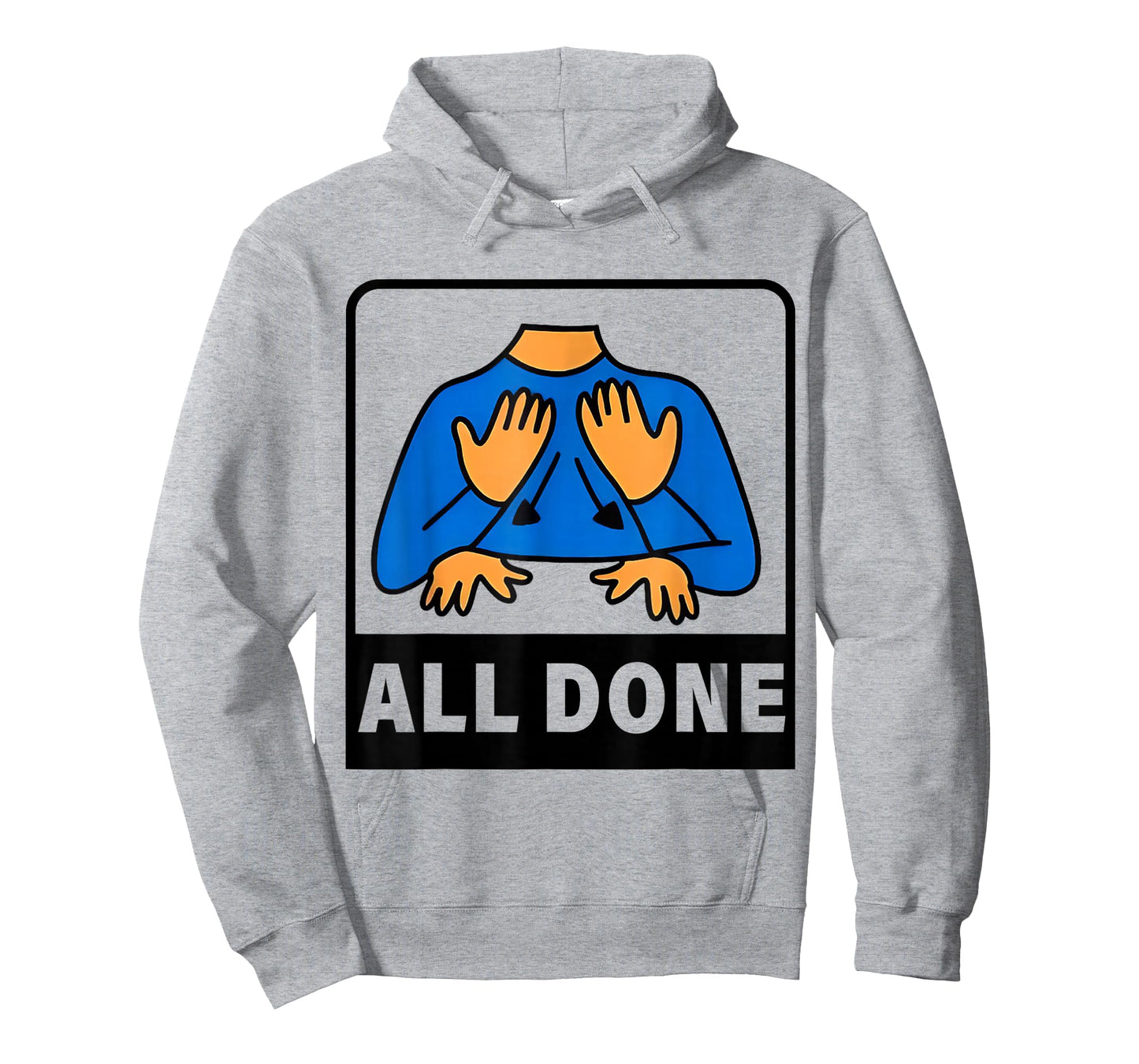 All Done Sign Language Speech Therapist Special Education T-Shirt