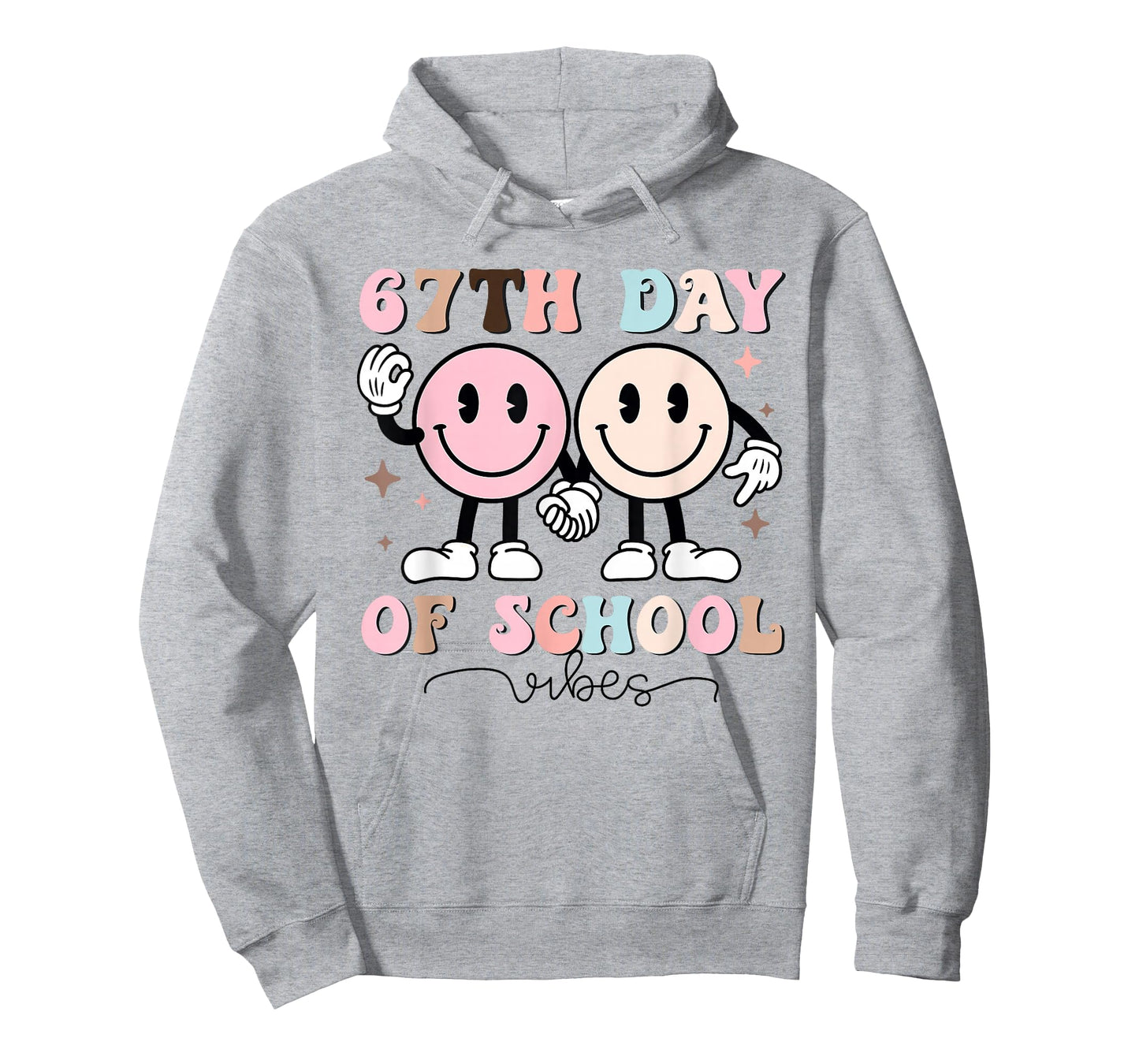 67th Day of School Vibes Teachers Students Six Seven 67 Meme T-Shirt