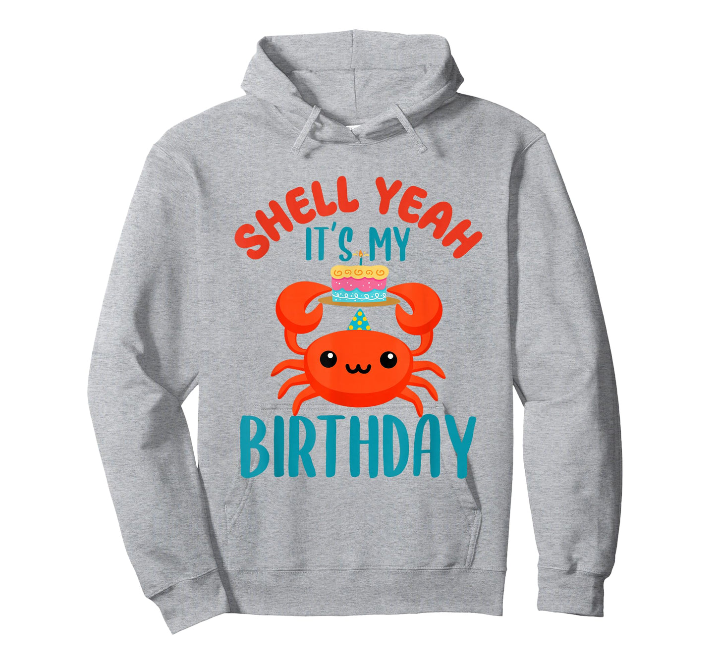 Cute Crab Birthday Shell T-Shirt