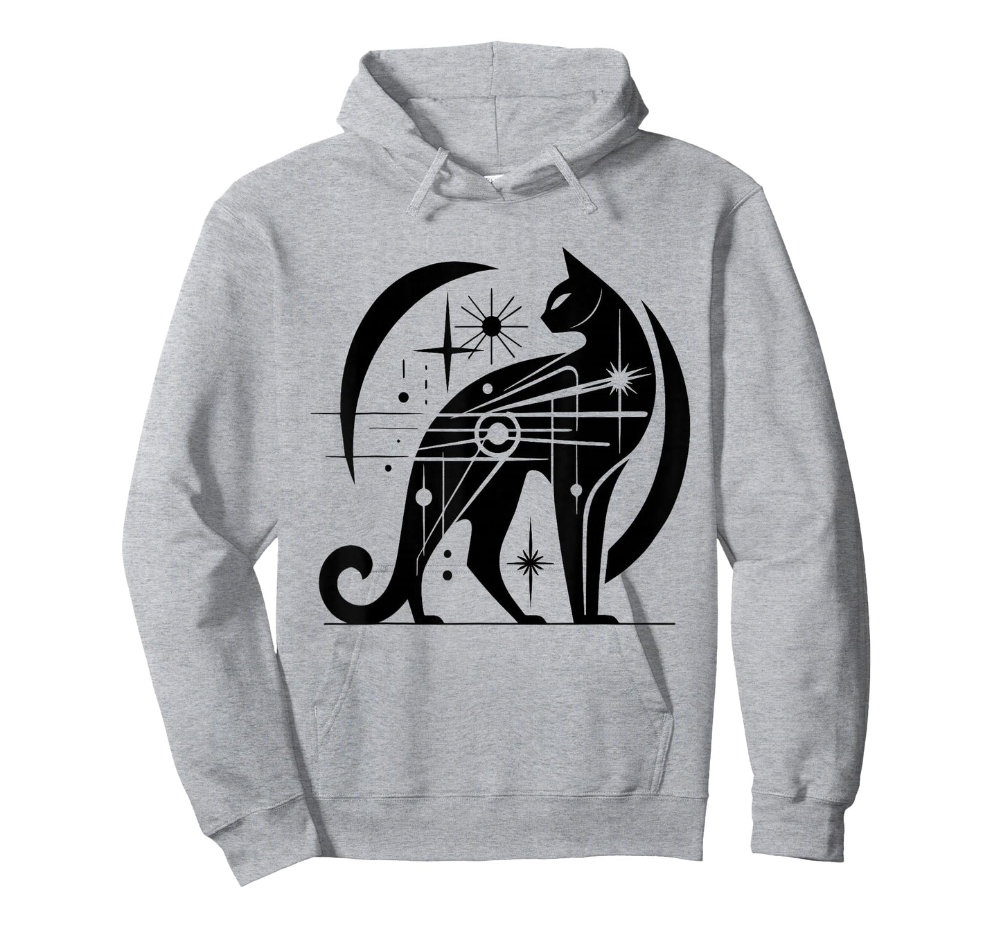 Cat Midcentury Mid Century Retro Atomic Age Modern T-Shirt