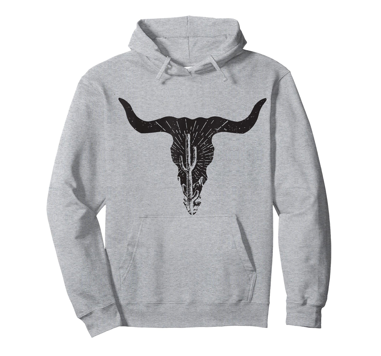 Cow Skull Desert Cactus Boho Longhorn South Western Country T-Shirt