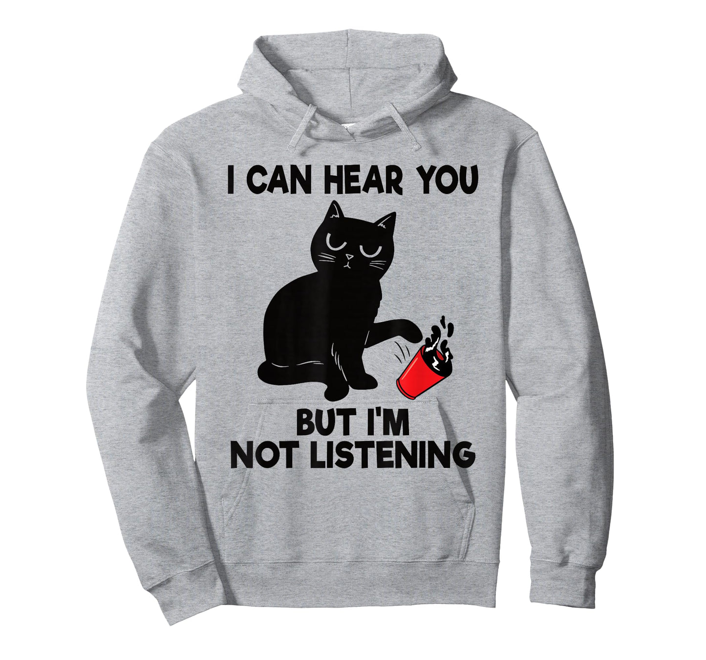 I Can Hear You But I'm Not Listening Funny Cat Lover Coffee T-Shirt
