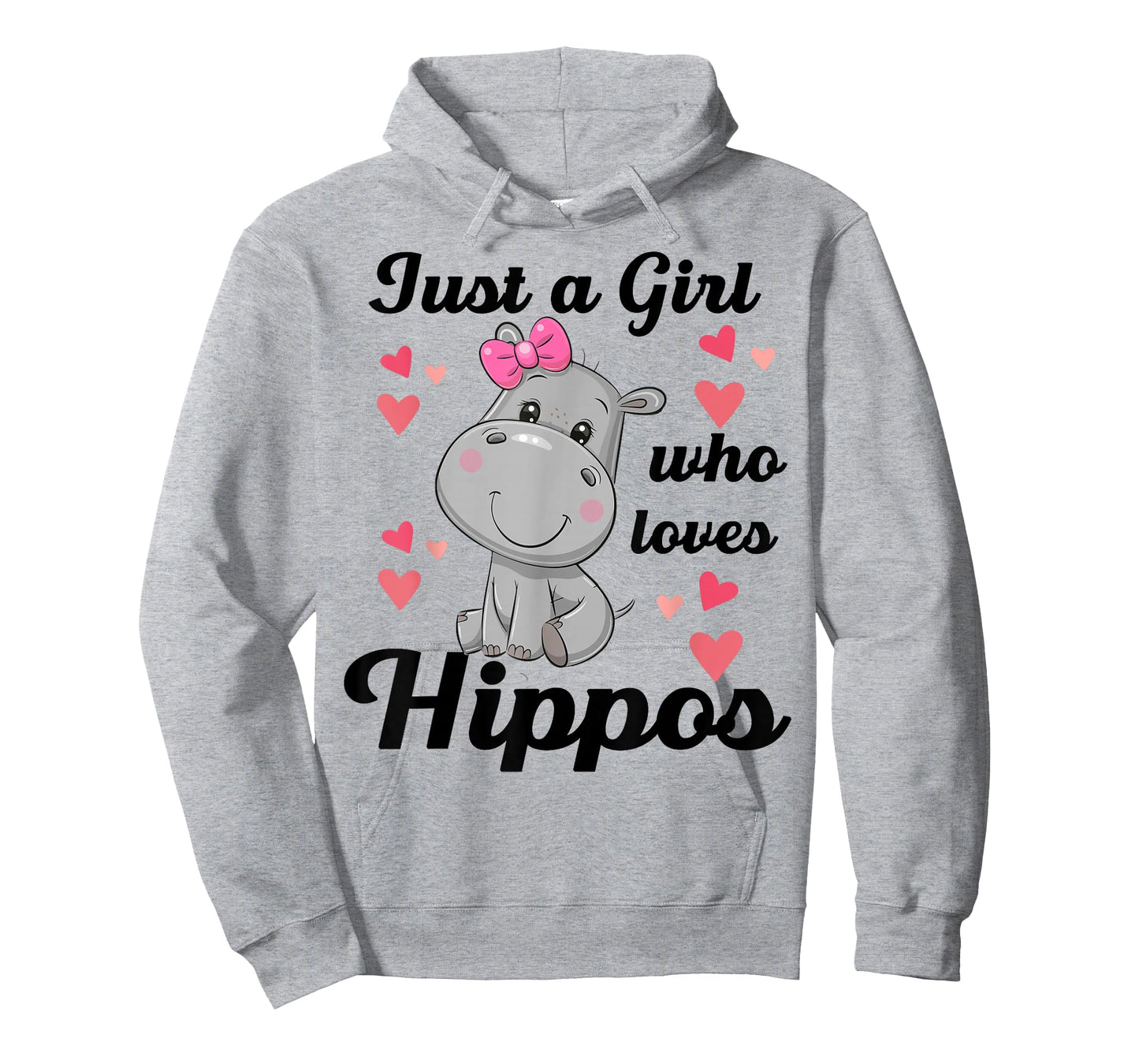 Cute Hippo-Shirt Just A Girl Who Loves Hippo Kids Toddler T-Shirt