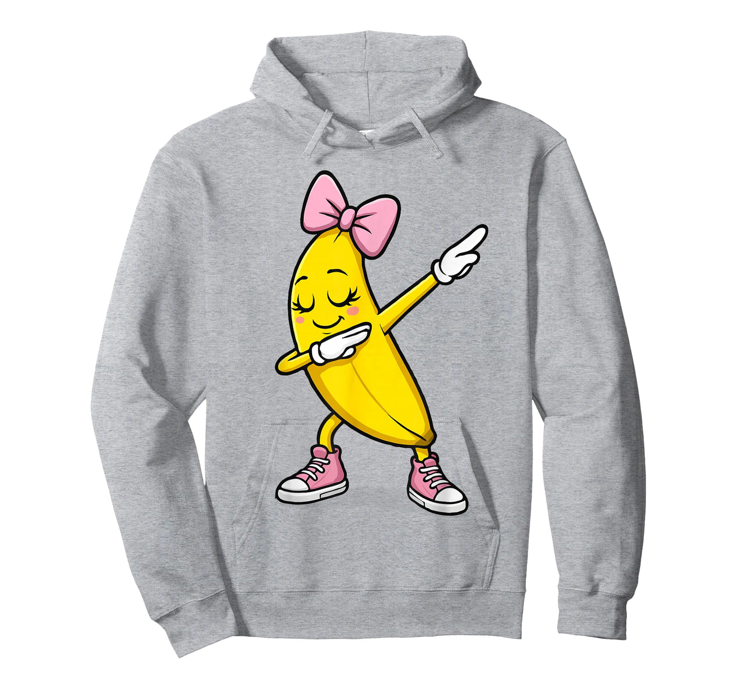 Dabbing Banana Coquette Bow Retro Banana Girls Kids Women T-Shirt