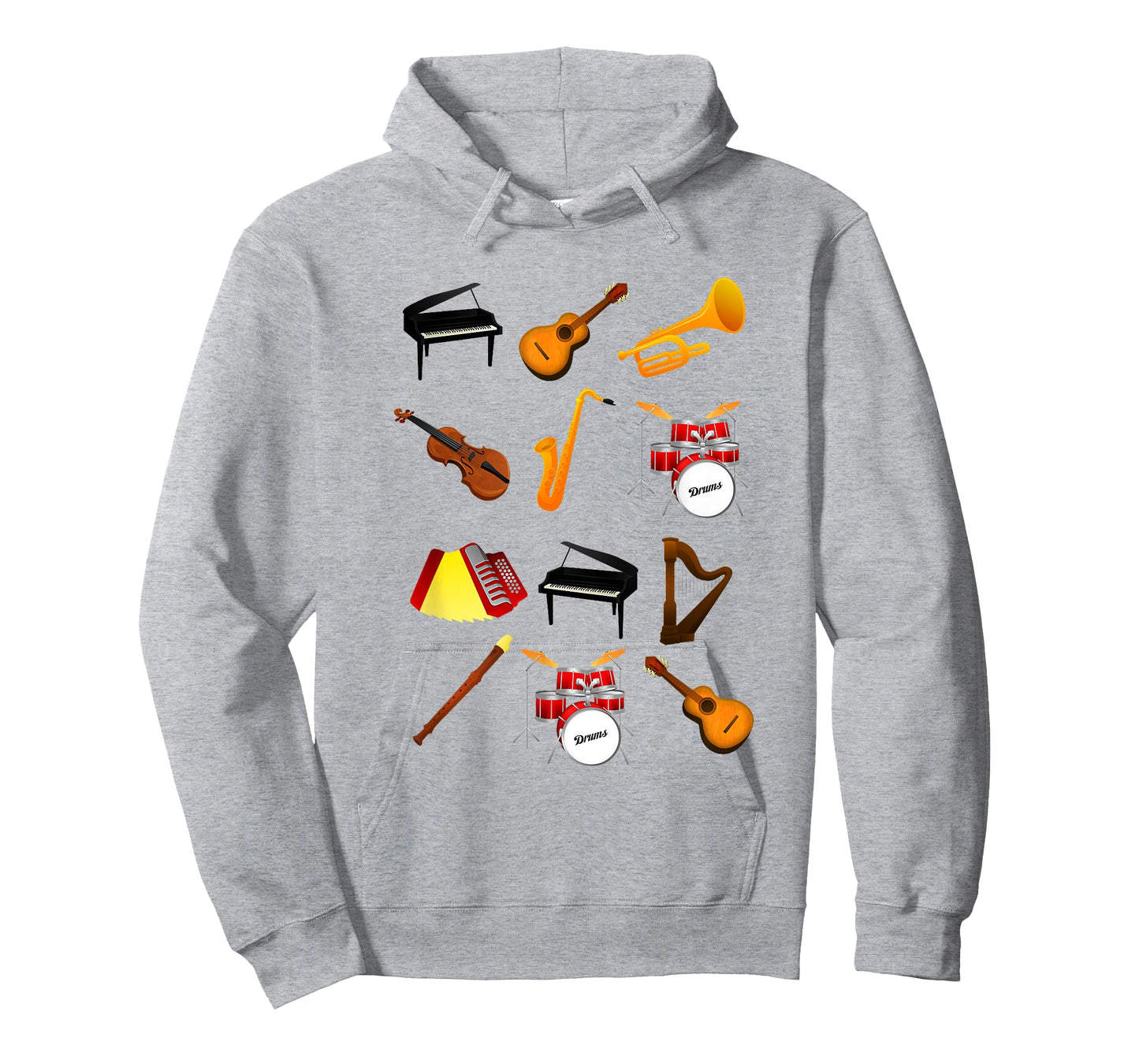 Musical Instruments Short Sleeved T-shirt For Toddlers T-Shirt