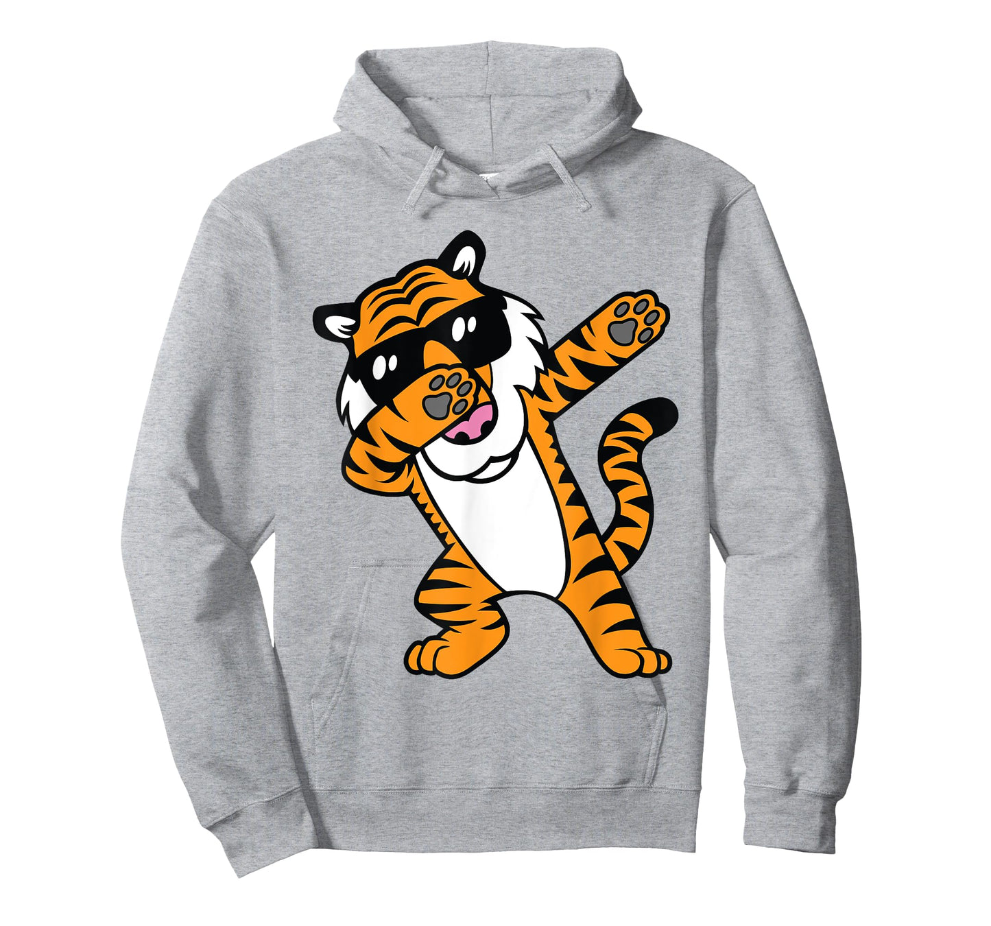 Dabbing Tiger Funny Cool Dancing Big Cat Dab Men Women Girls Kids T-Shirt