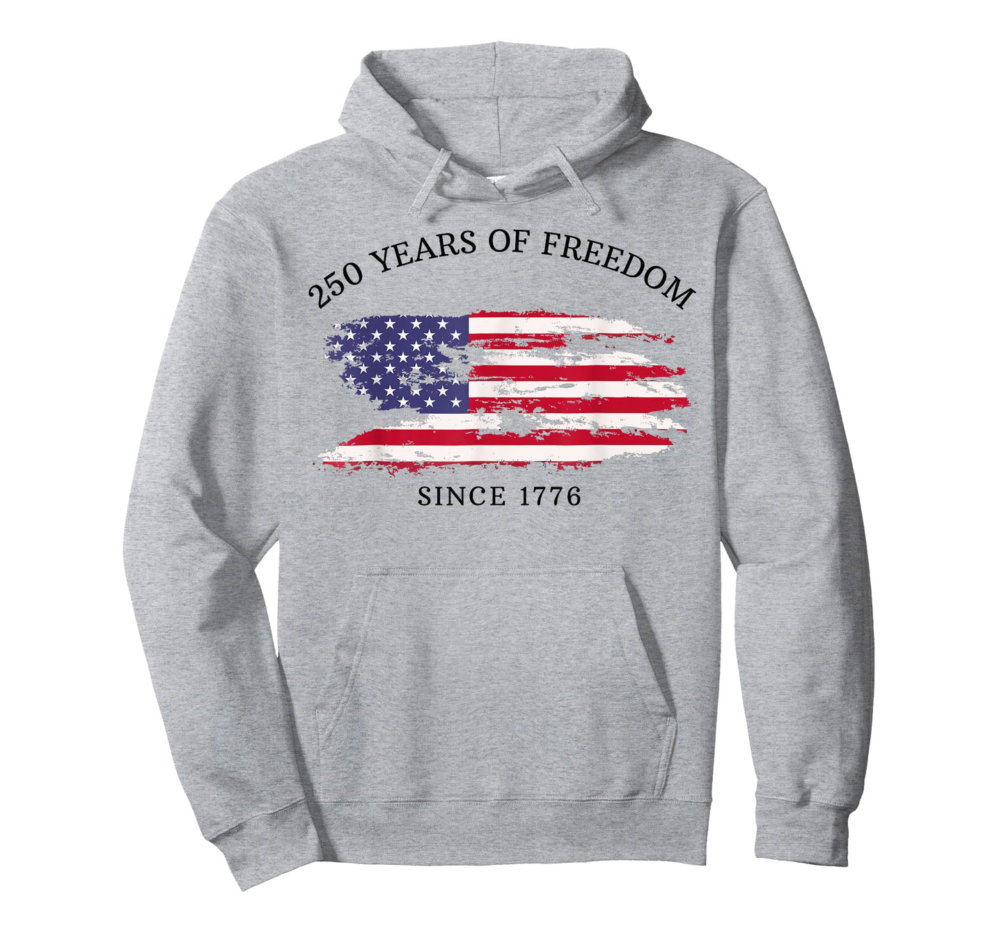 250 Years of Freedom 250th Anniversary USA Flag 4th of July T-Shirt