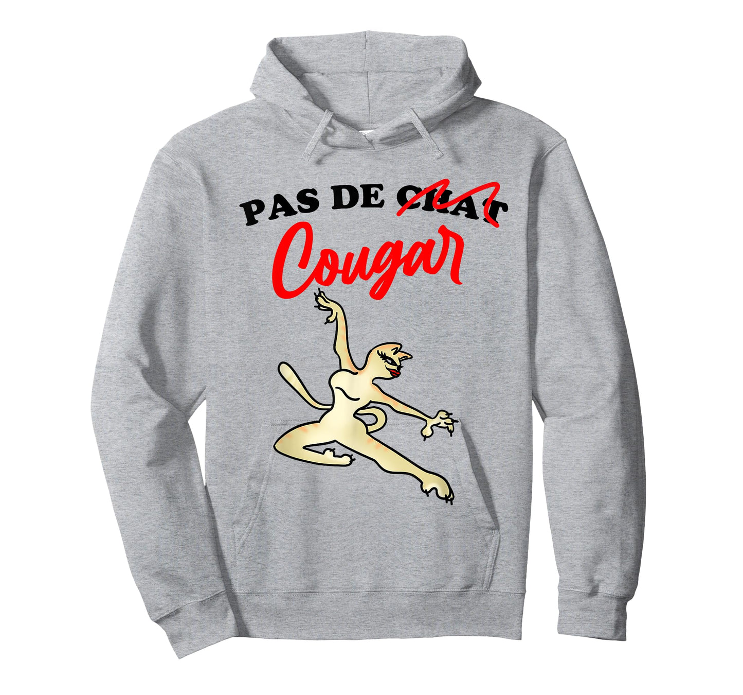 Ballet Funny Pas de Chat Cougar Cat Men Women T-Shirt