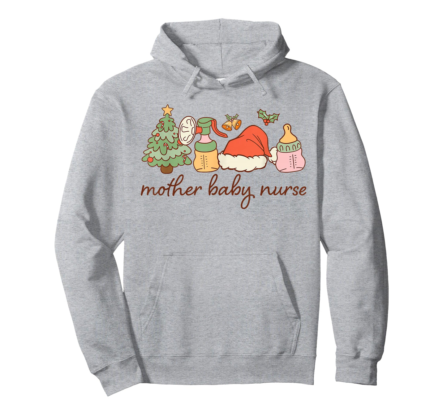 Mother Baby Nurse Christmas Maternity and Baby Care T-Shirt