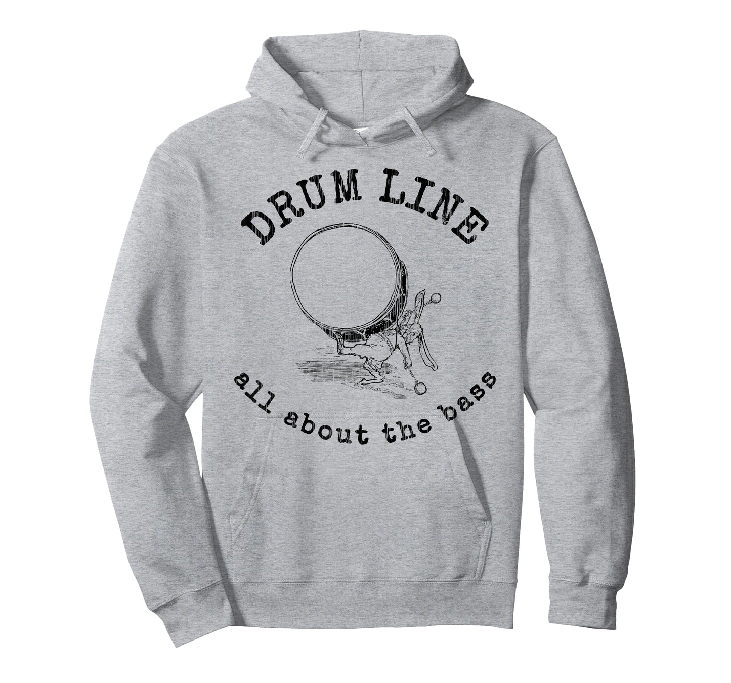 Drum Line - All About The bass tee for Marching Band T-Shirt